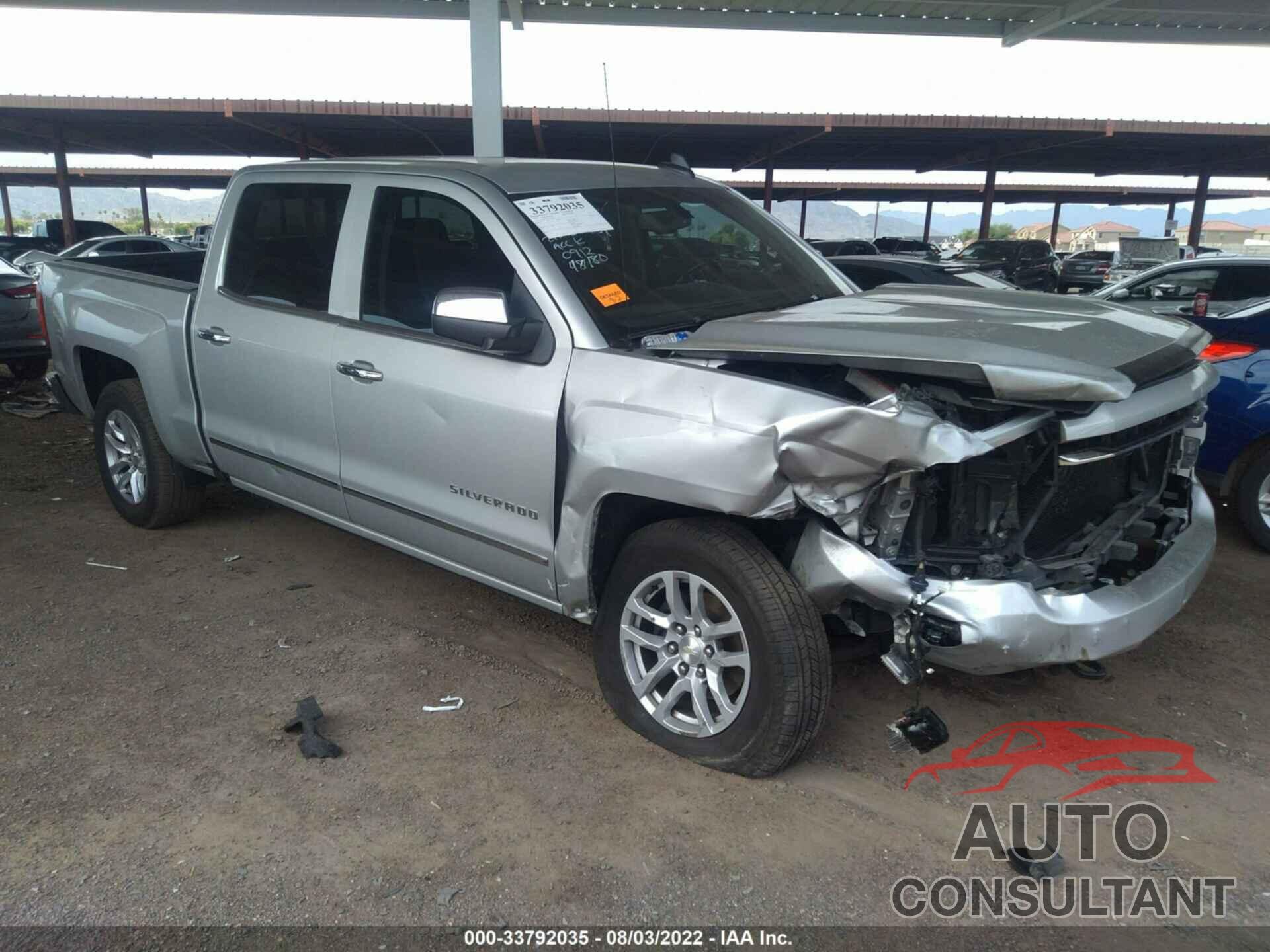 CHEVROLET SILVERADO 1500 2016 - 3GCUKSEC0GG200912