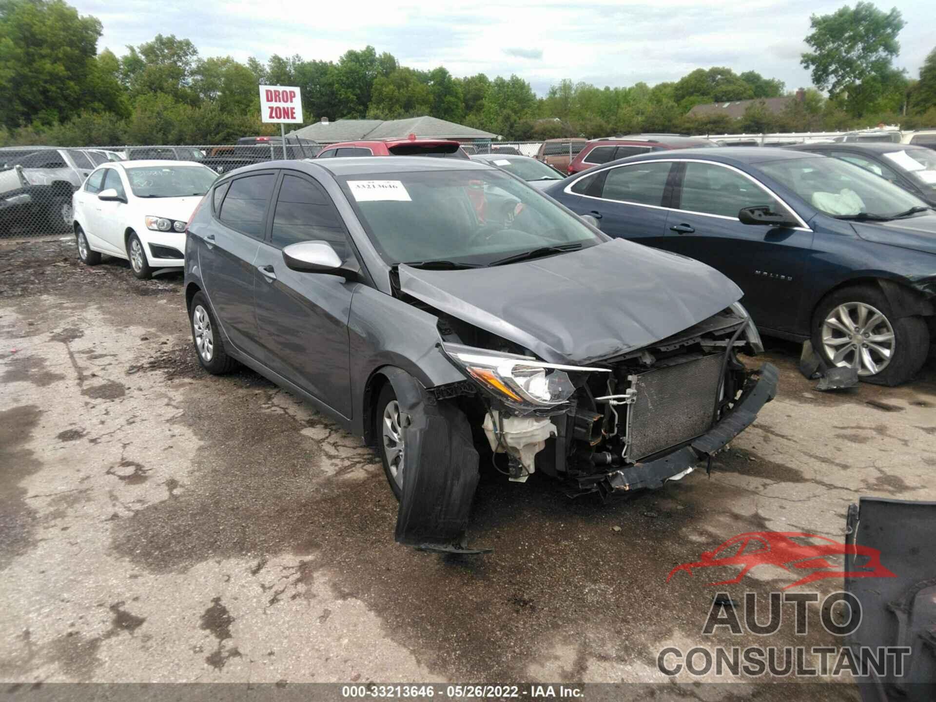 HYUNDAI ACCENT 2017 - KMHCT5AE4HU312608