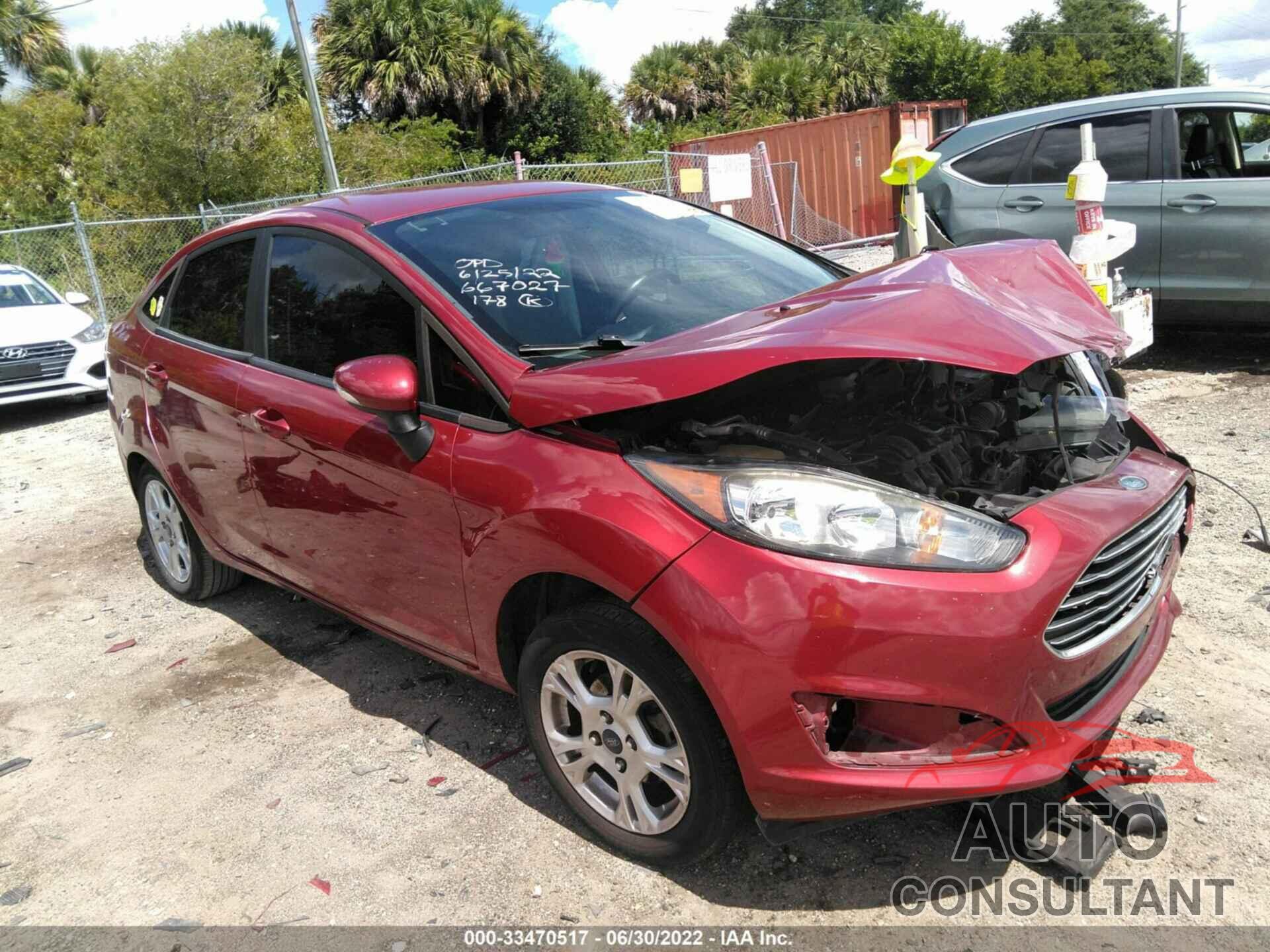 FORD FIESTA 2016 - 3FADP4BJ1GM101104