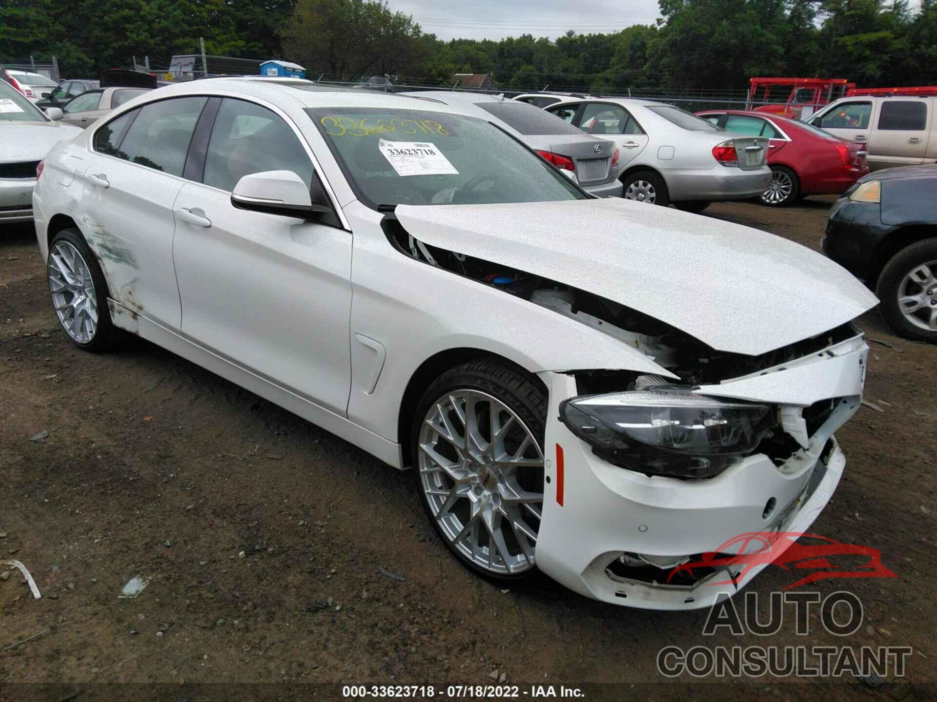 BMW 4 SERIES 2019 - WBA4J7C5XKBM76419