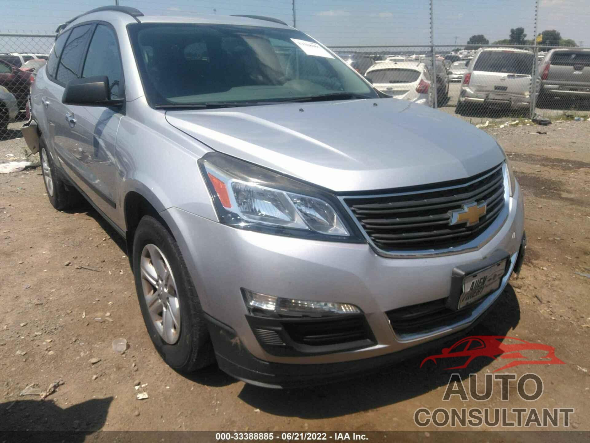 CHEVROLET TRAVERSE 2016 - 1GNKRFKDXGJ253744