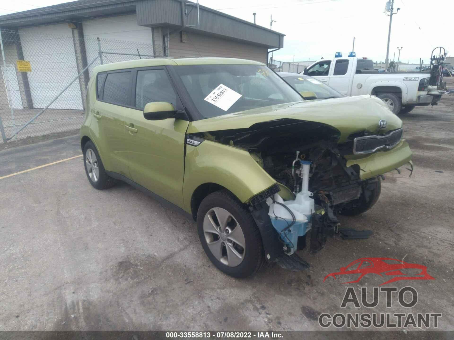 KIA SOUL 2016 - KNDJN2A24G7835814