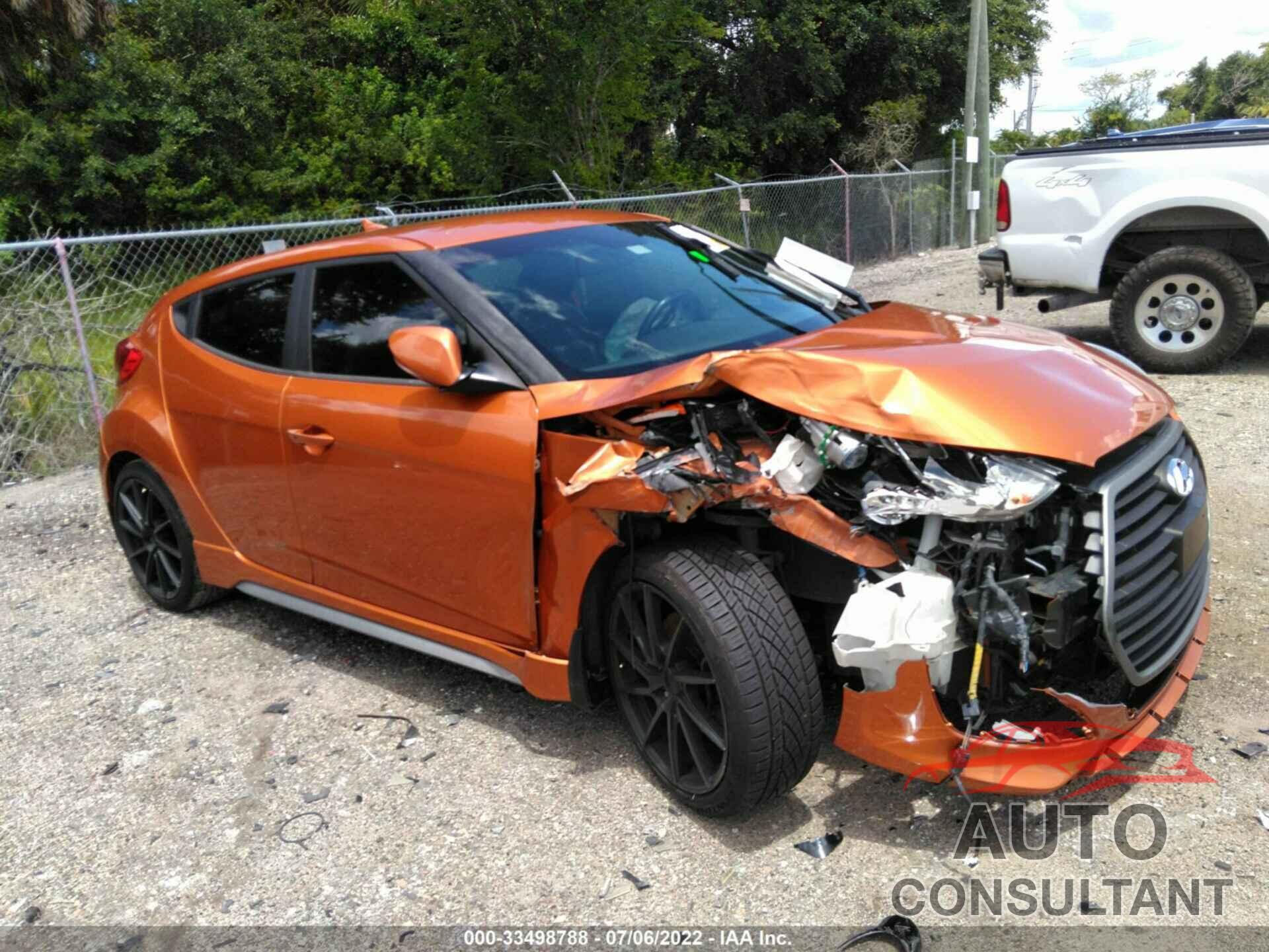 HYUNDAI VELOSTER 2016 - KMHTC6AE2GU278530