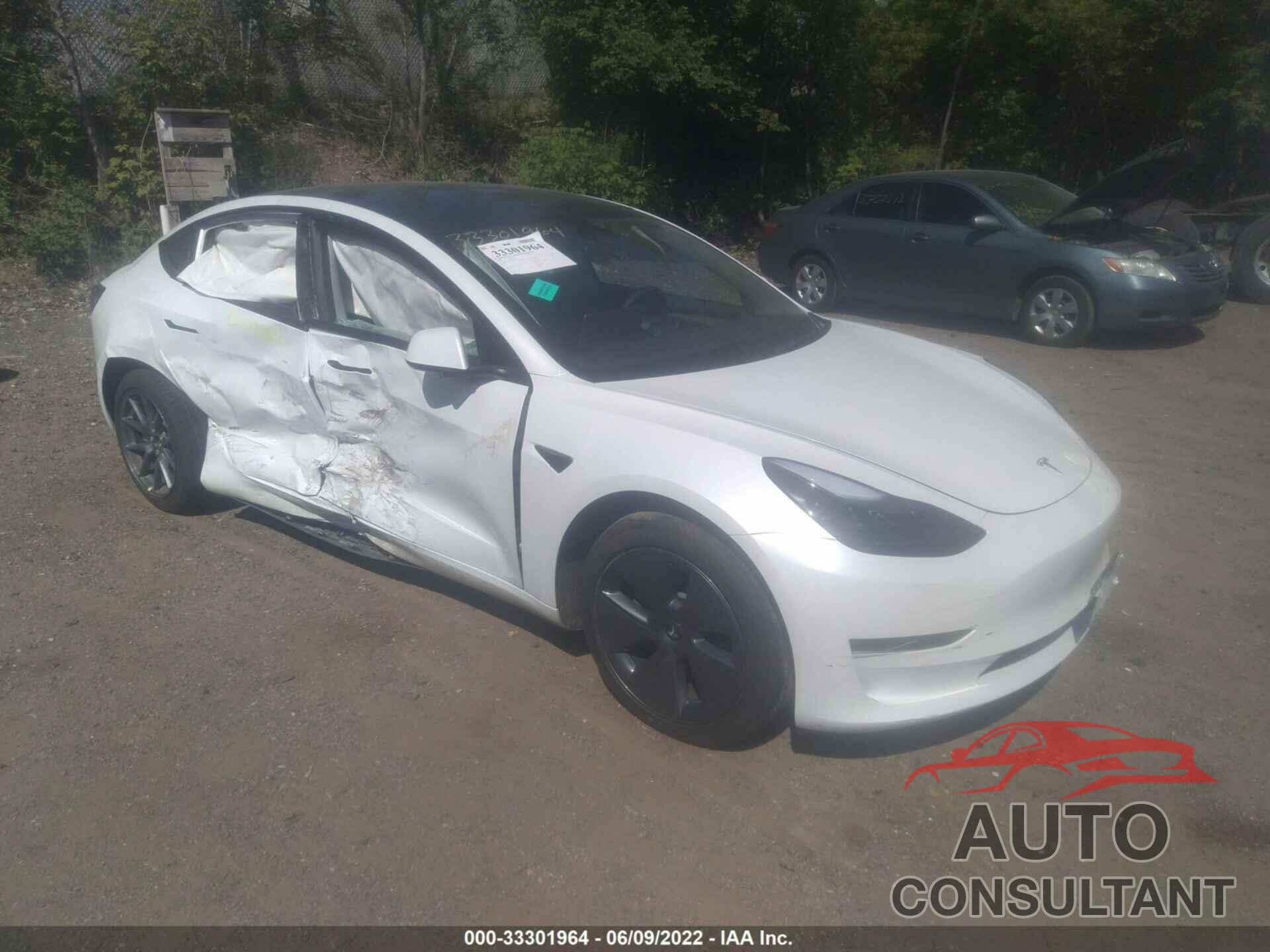 TESLA MODEL 3 2022 - 5YJ3E1EBXNF199615