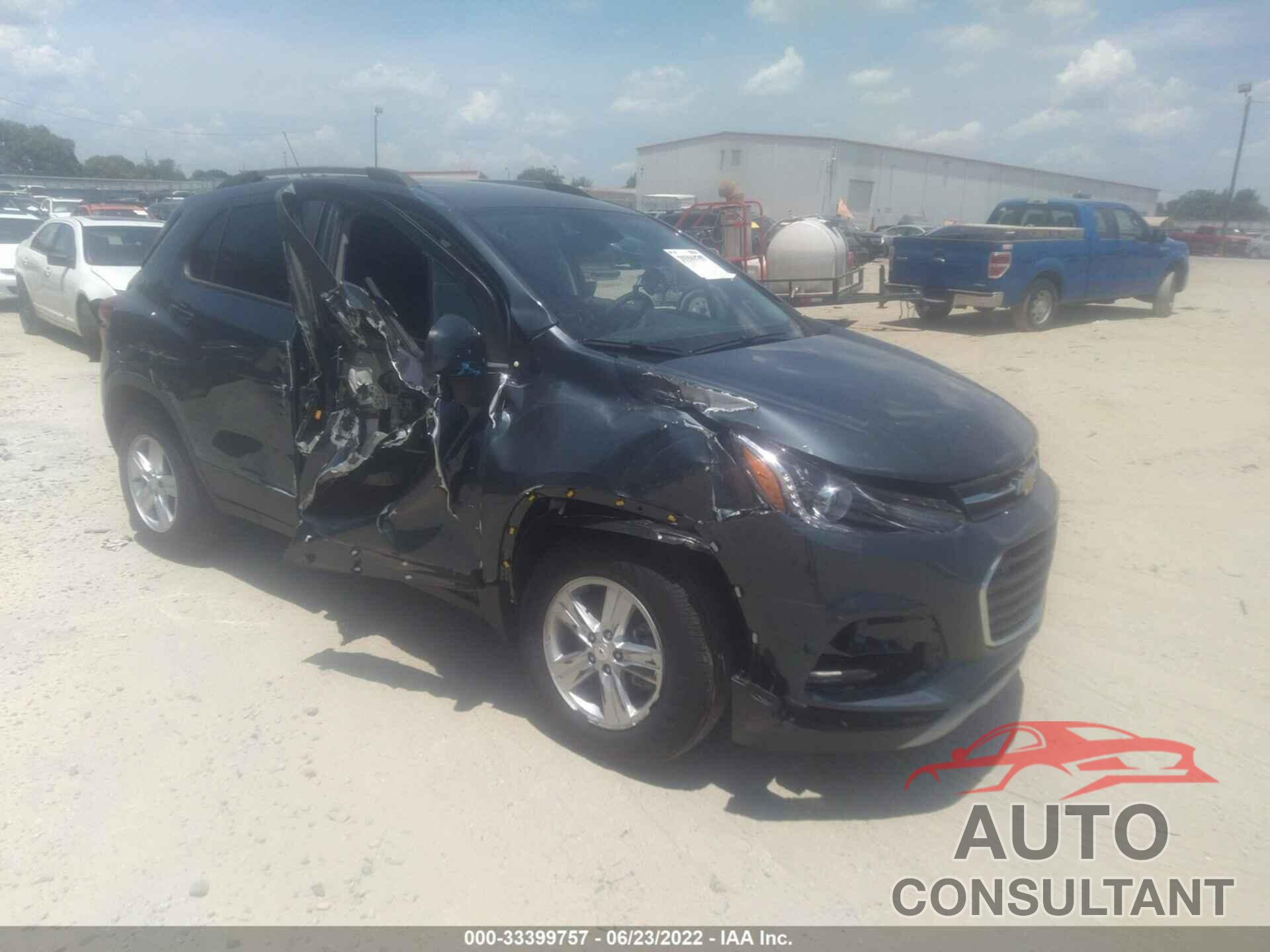 CHEVROLET TRAX 2022 - KL7CJPSM0NB517598