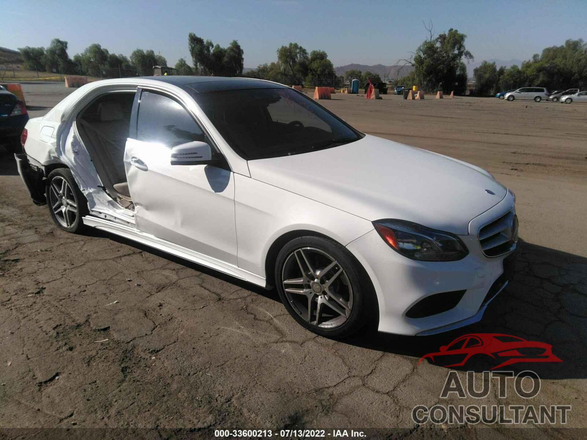 MERCEDES-BENZ E-CLASS 2016 - WDDHF5KB1GB203495