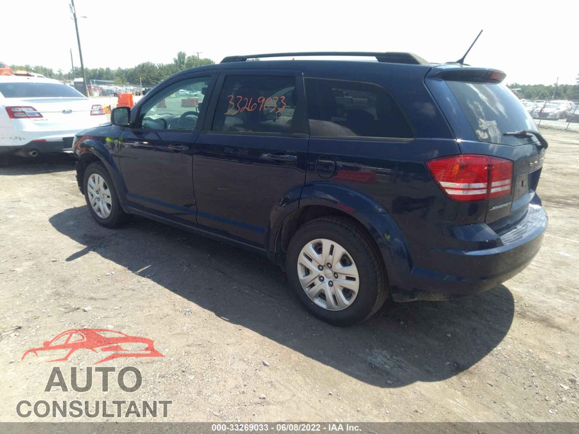 DODGE JOURNEY 2017 - 3C4PDCAB6HT608303