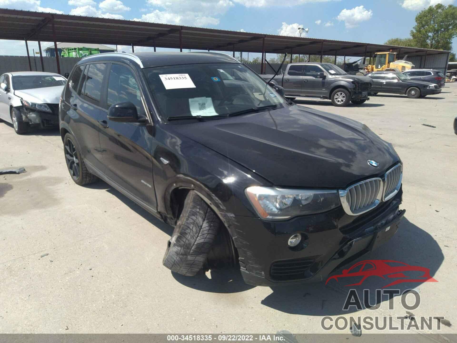 BMW X3 2017 - 5UXWZ7C33H0V89991