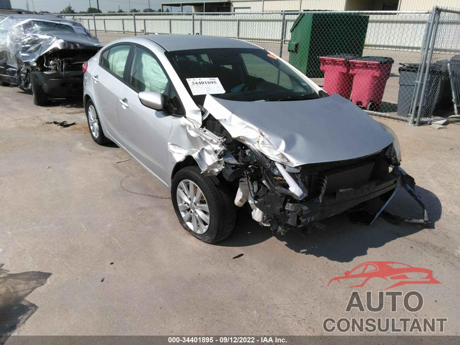 KIA FORTE 2016 - KNAFX4A63G5552697