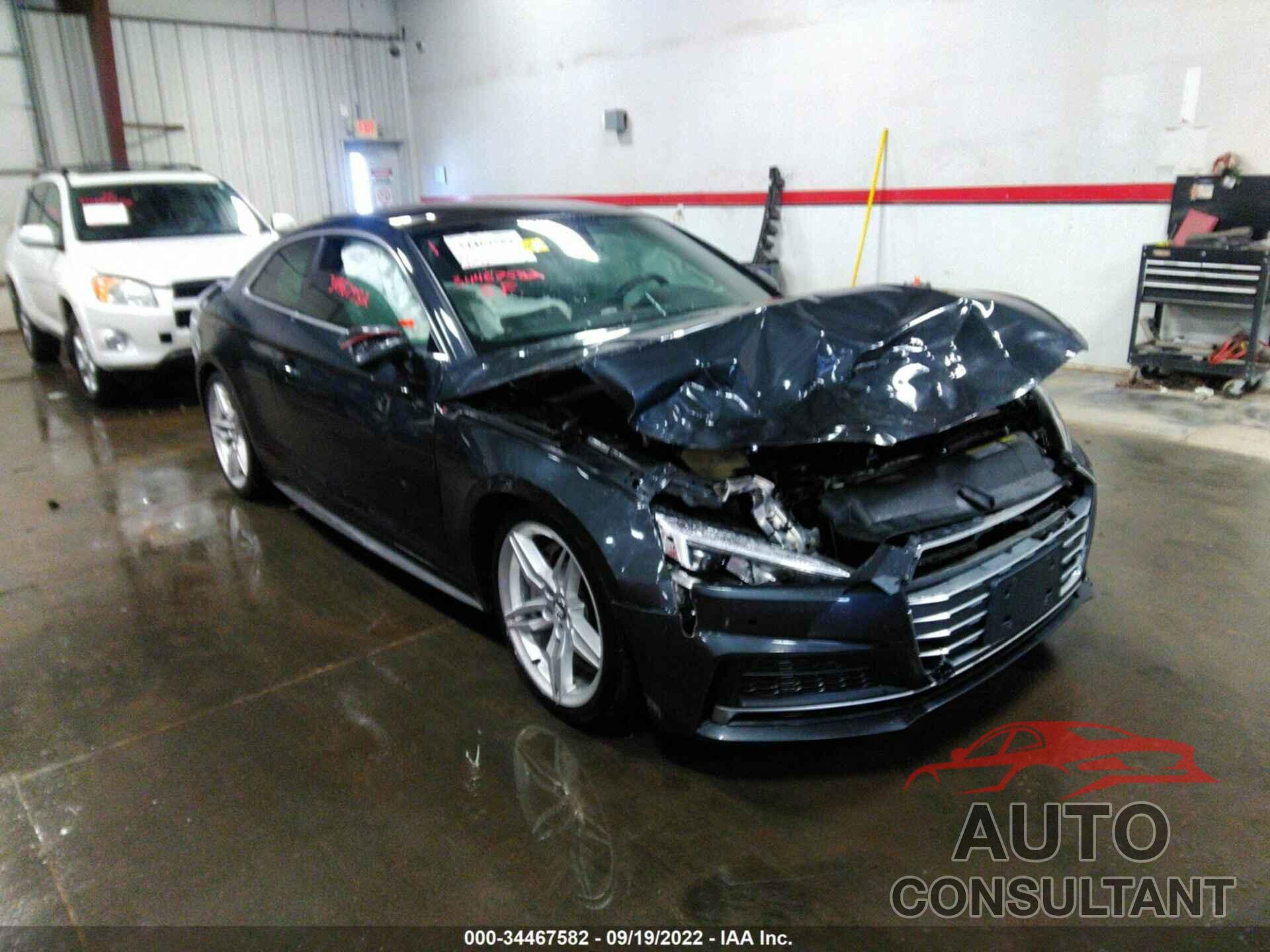 AUDI A5 COUPE 2018 - WAUTNAF53JA040041