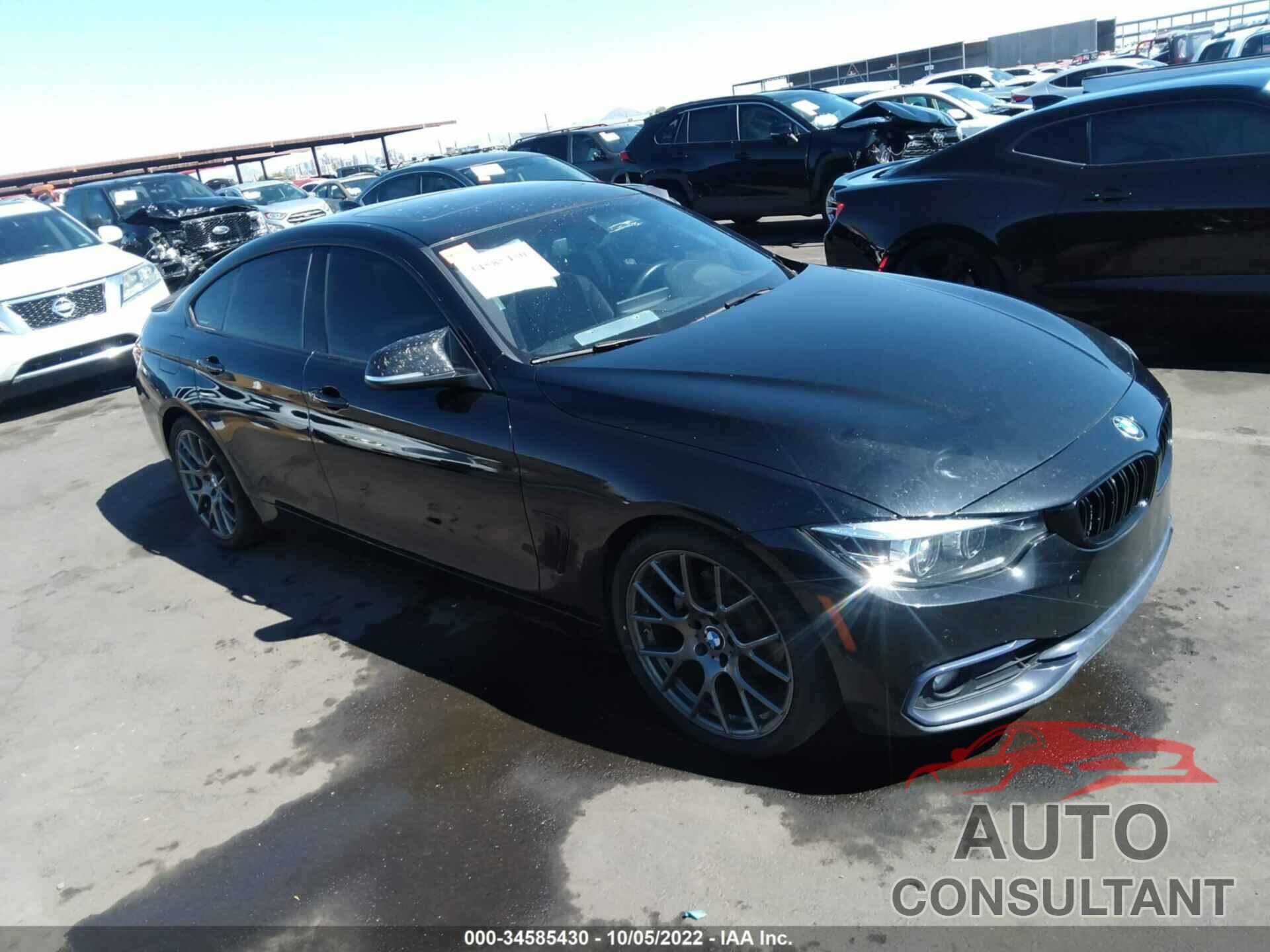 BMW 4 SERIES 2019 - WBA4J1C50KBM12984