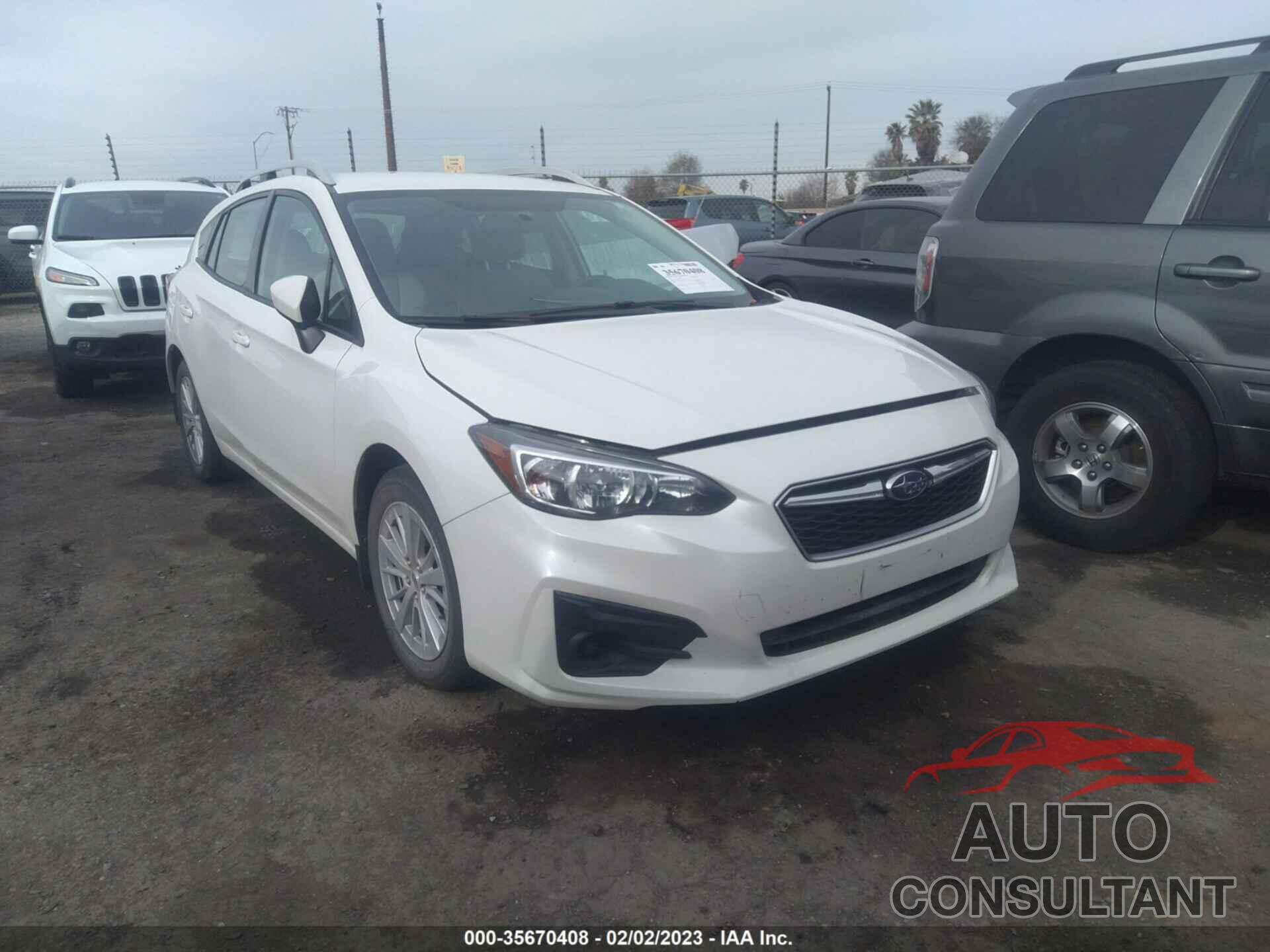 SUBARU IMPREZA 2017 - 4S3GTAB68H3737454