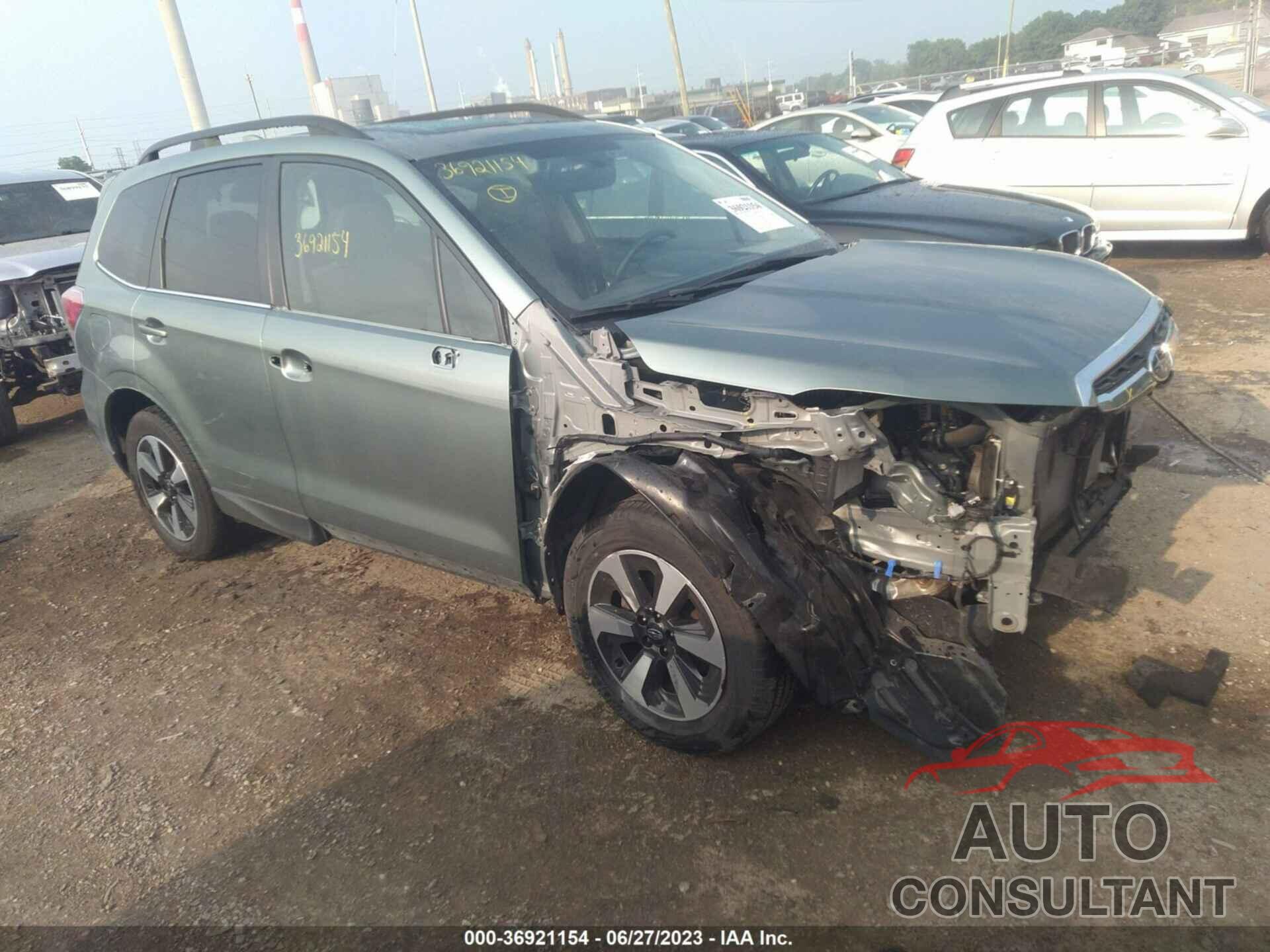 SUBARU FORESTER 2018 - JF2SJARC8JH568008