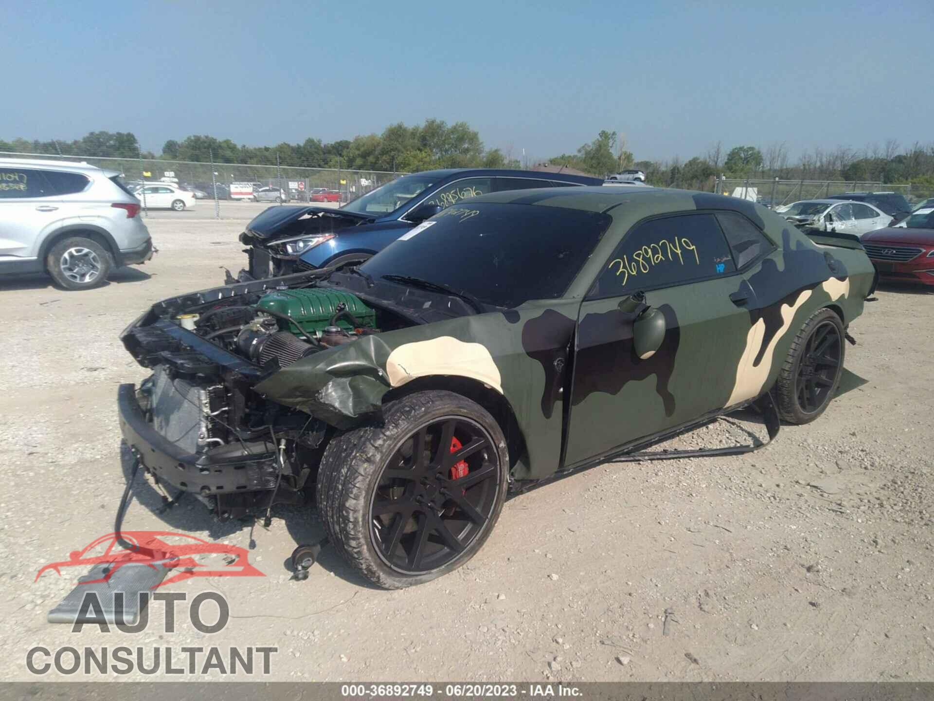DODGE CHALLENGER 2017 - 2C3CDZDJ6HH509580