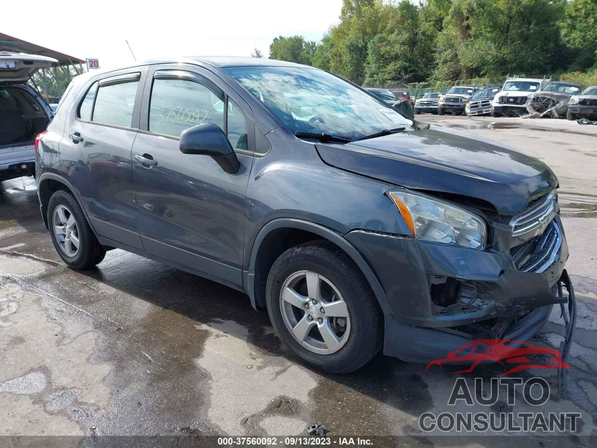 CHEVROLET TRAX 2016 - 3GNCJNSB5GL155234