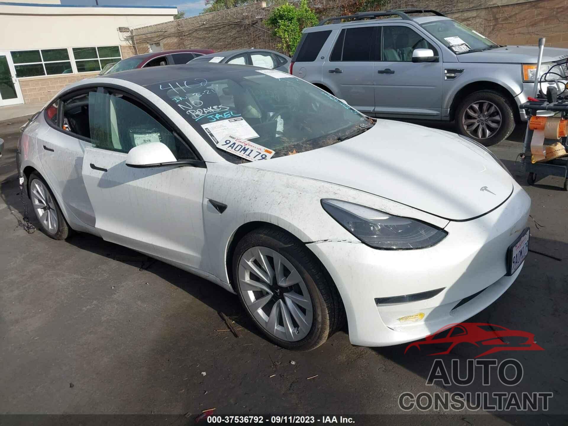 TESLA MODEL 3 2022 - 5YJ3E1EA0NF208278