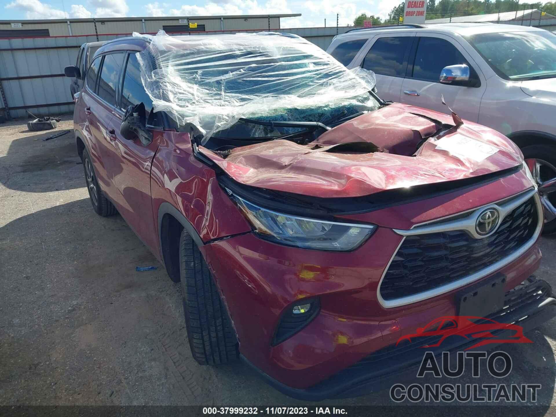 TOYOTA HIGHLANDER 2020 - 5TDGZRAH8LS028028