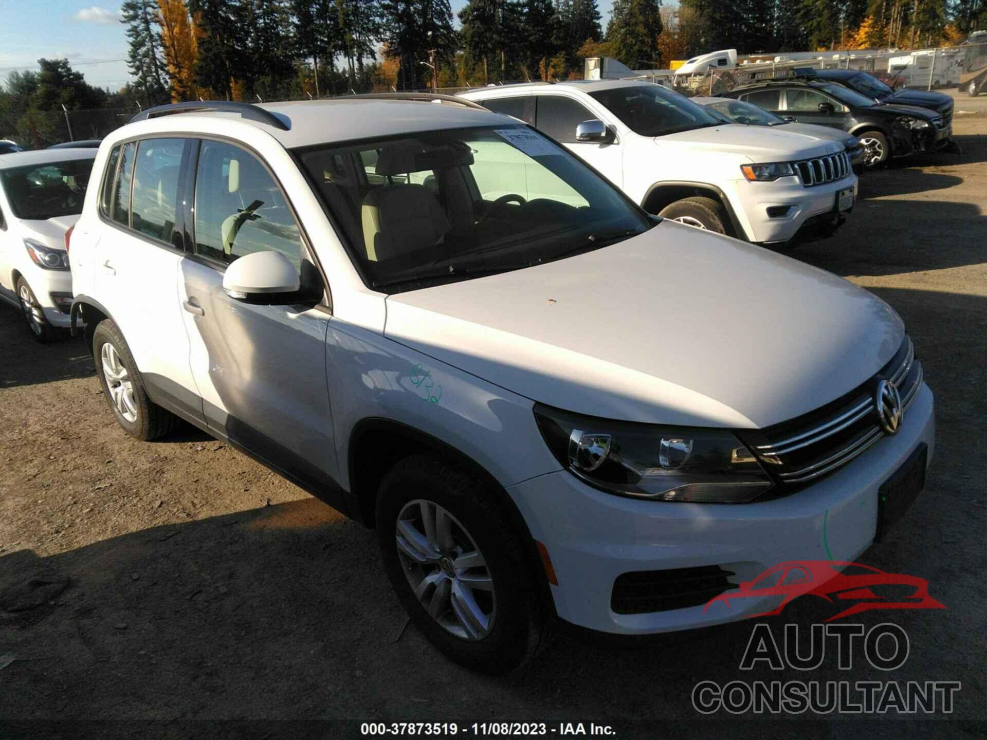 VOLKSWAGEN TIGUAN 2017 - WVGBV7AX2HK026092