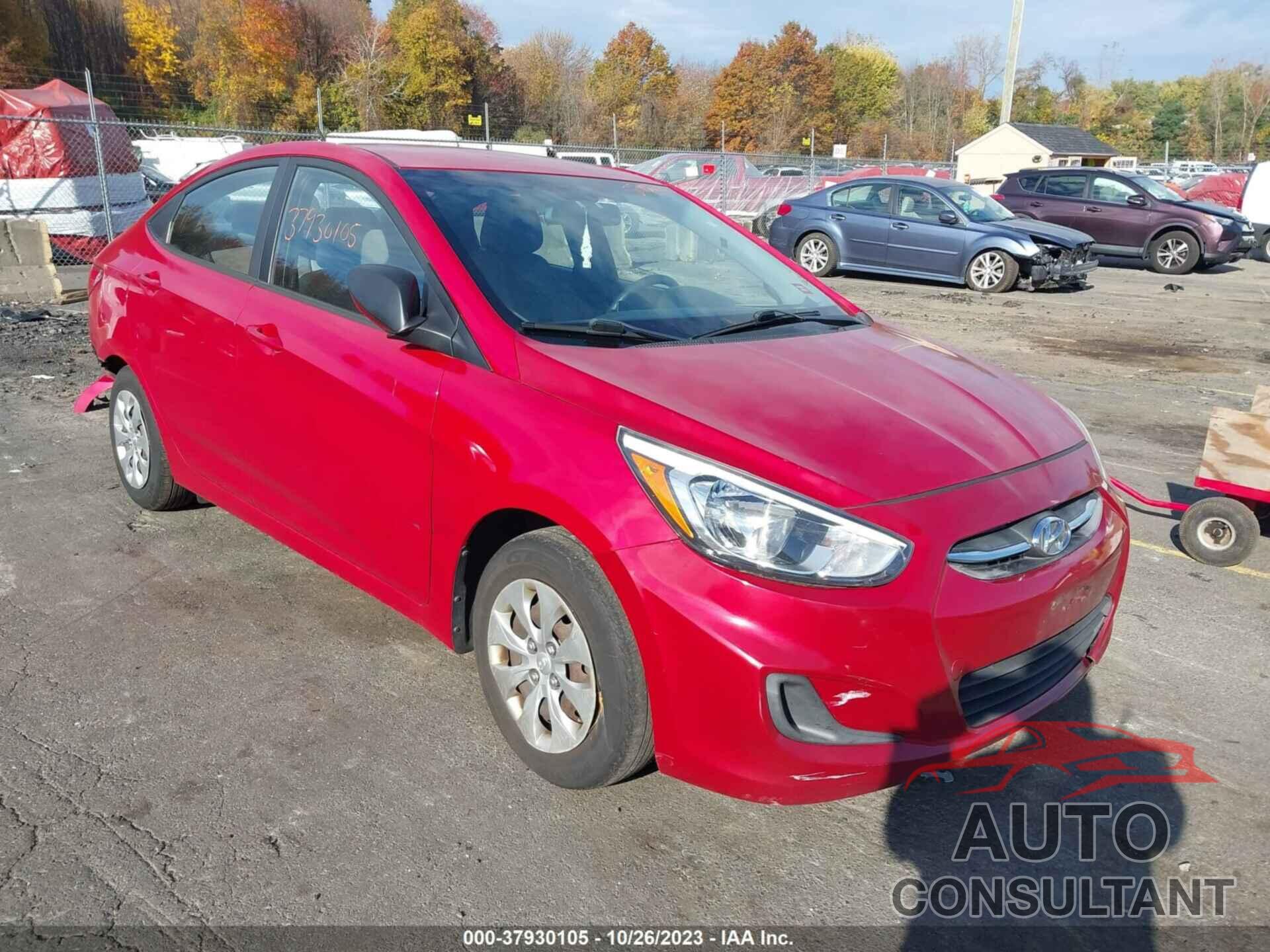 HYUNDAI ACCENT 2016 - KMHCT4AE0GU073681