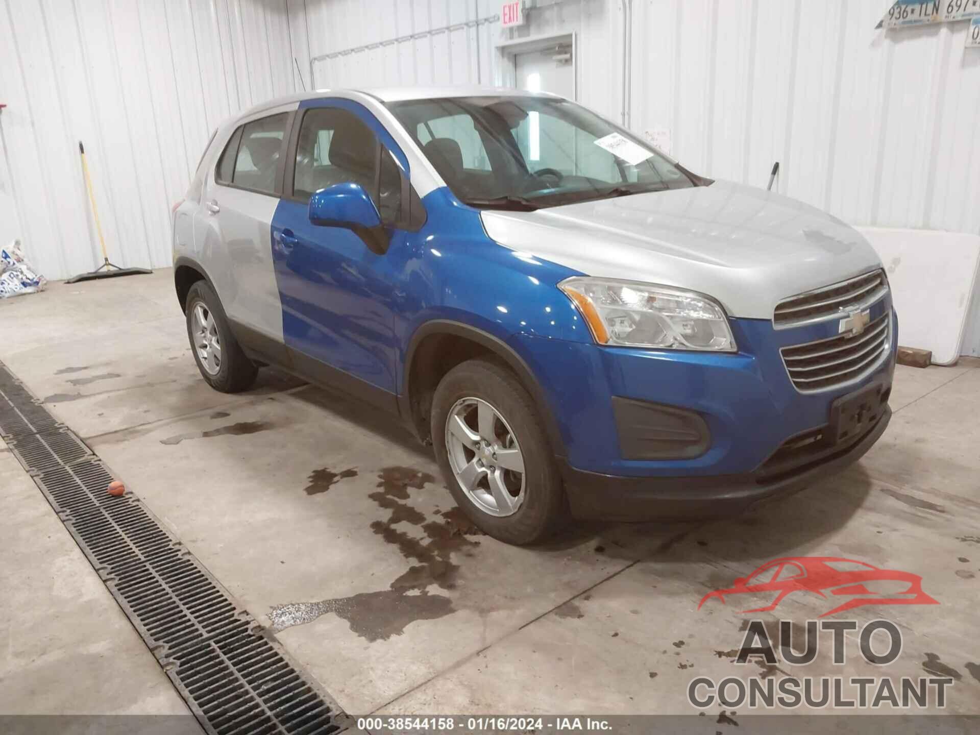 CHEVROLET TRAX 2016 - KL7CJNSB4GB623431