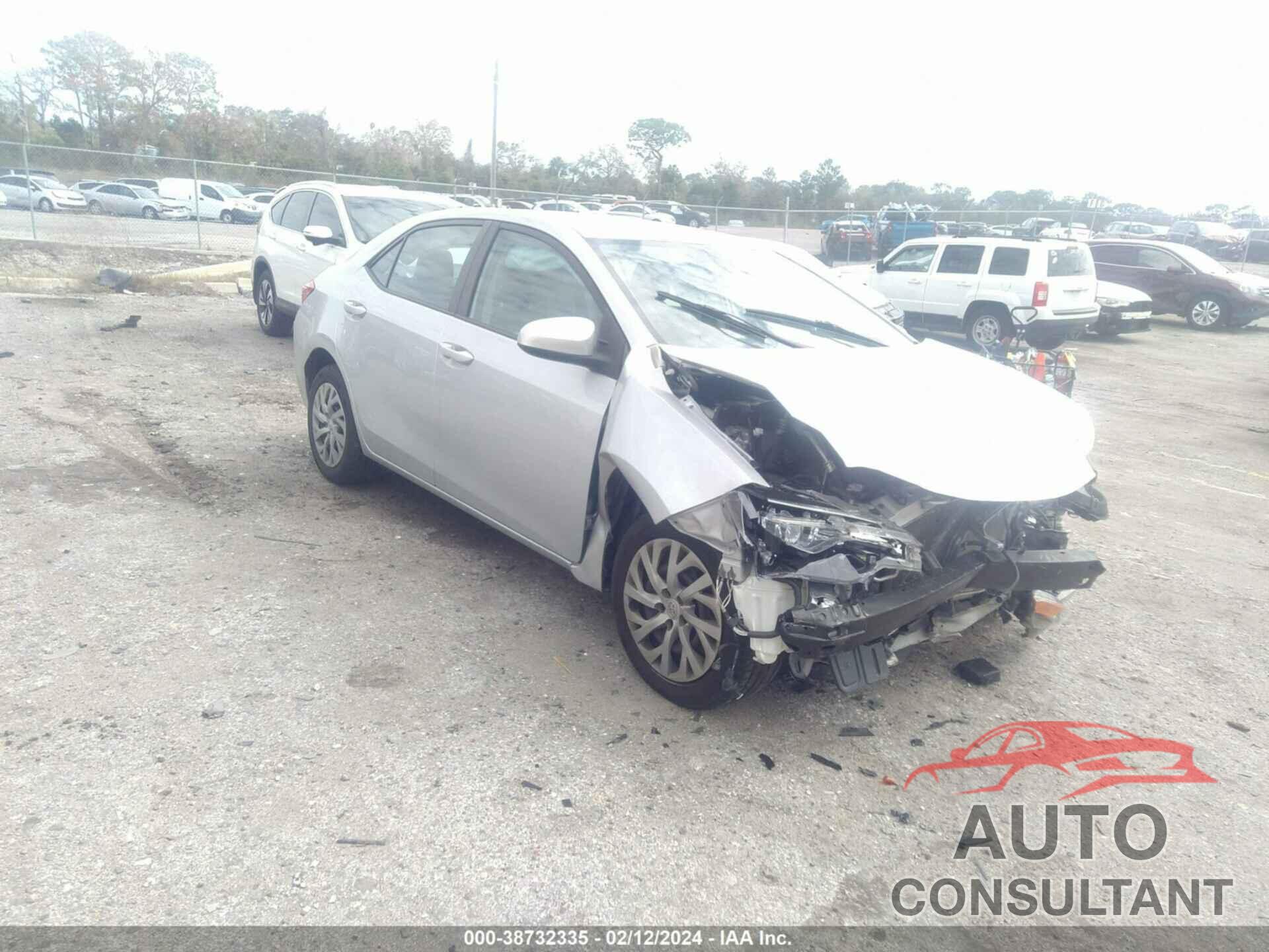 TOYOTA COROLLA 2019 - 2T1BURHE8KC153400