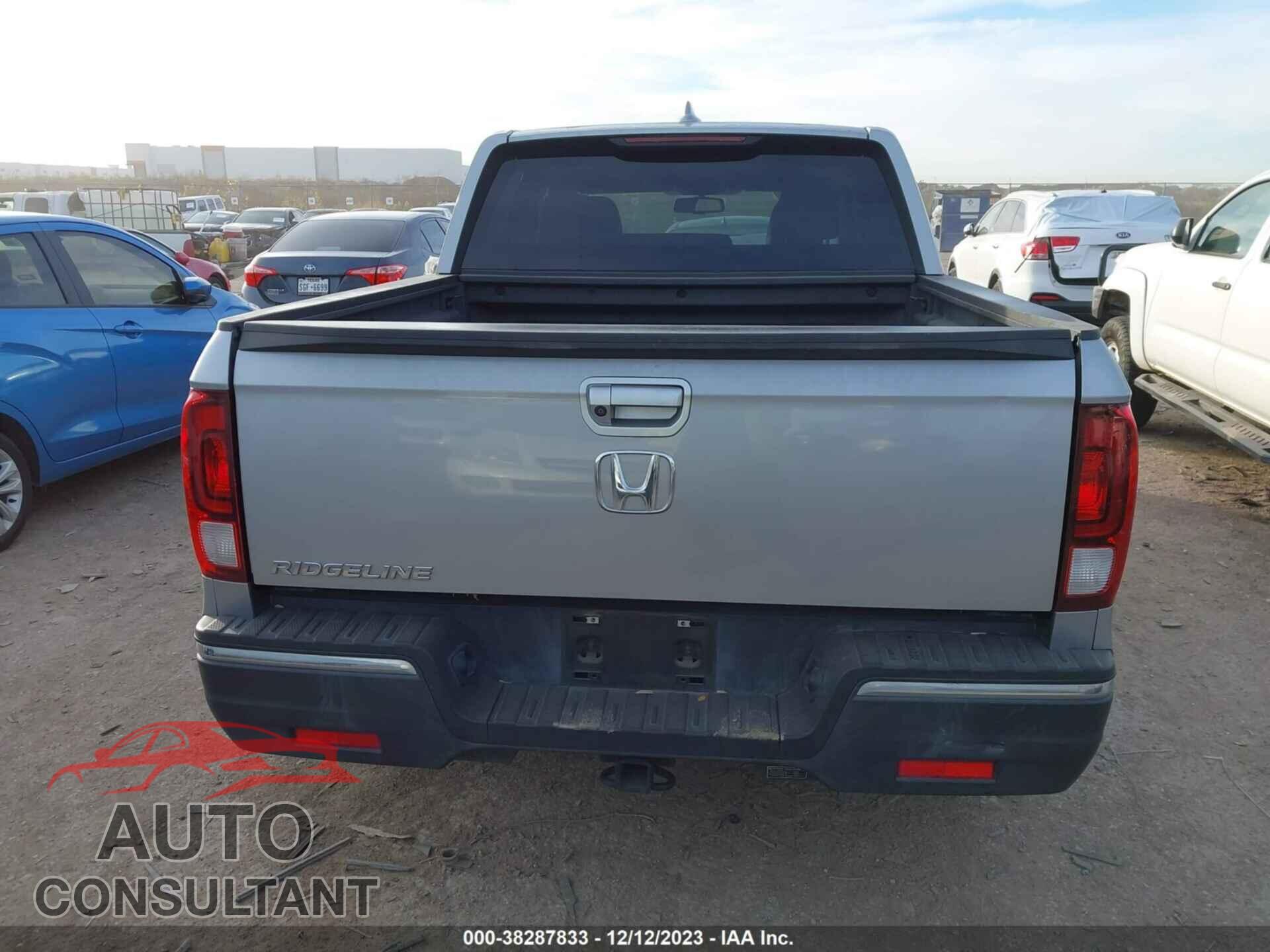 HONDA RIDGELINE 2017 - 5FPYK2F62HB009792