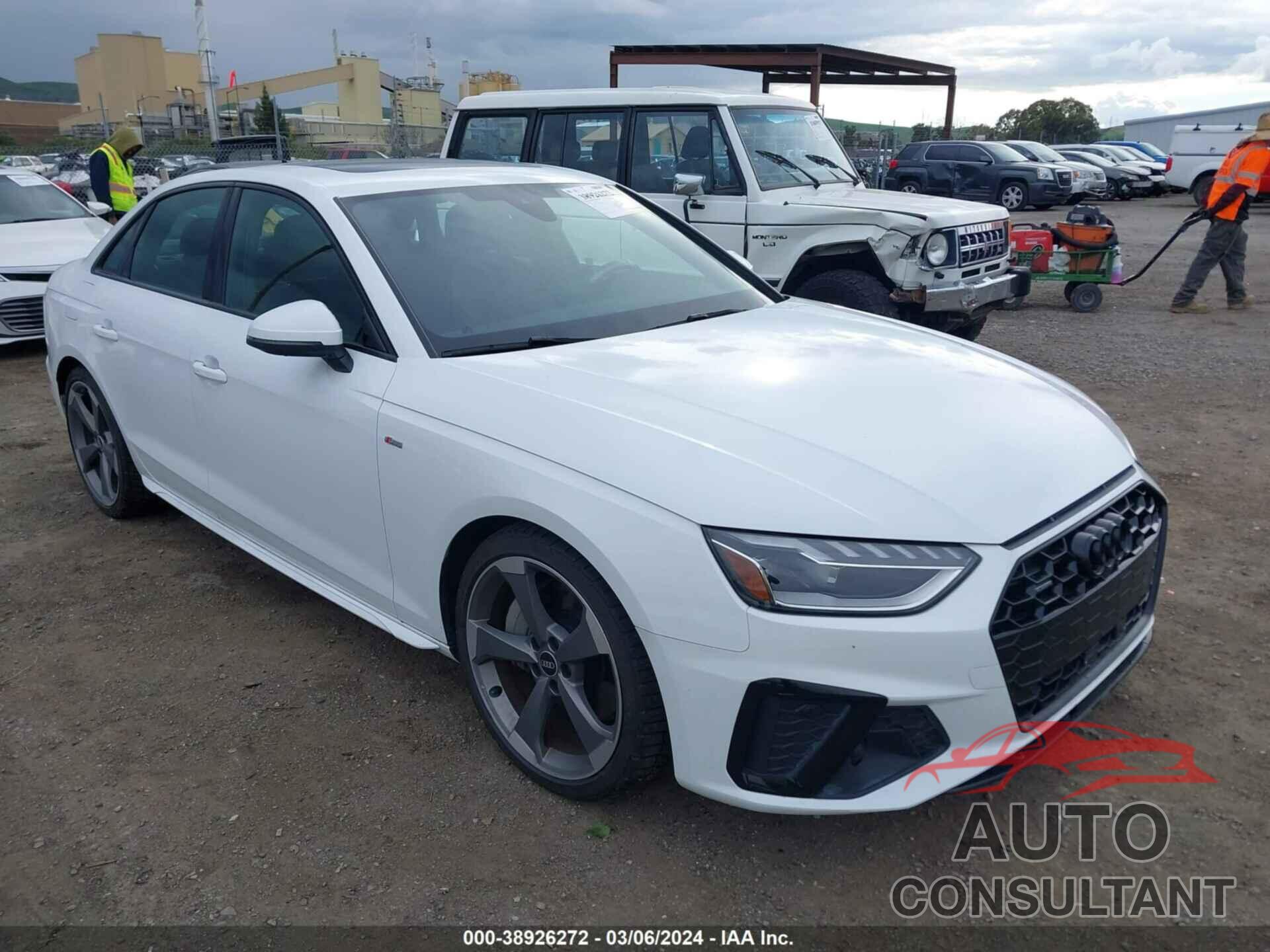 AUDI A4 2021 - WAUEAAF48MN012695