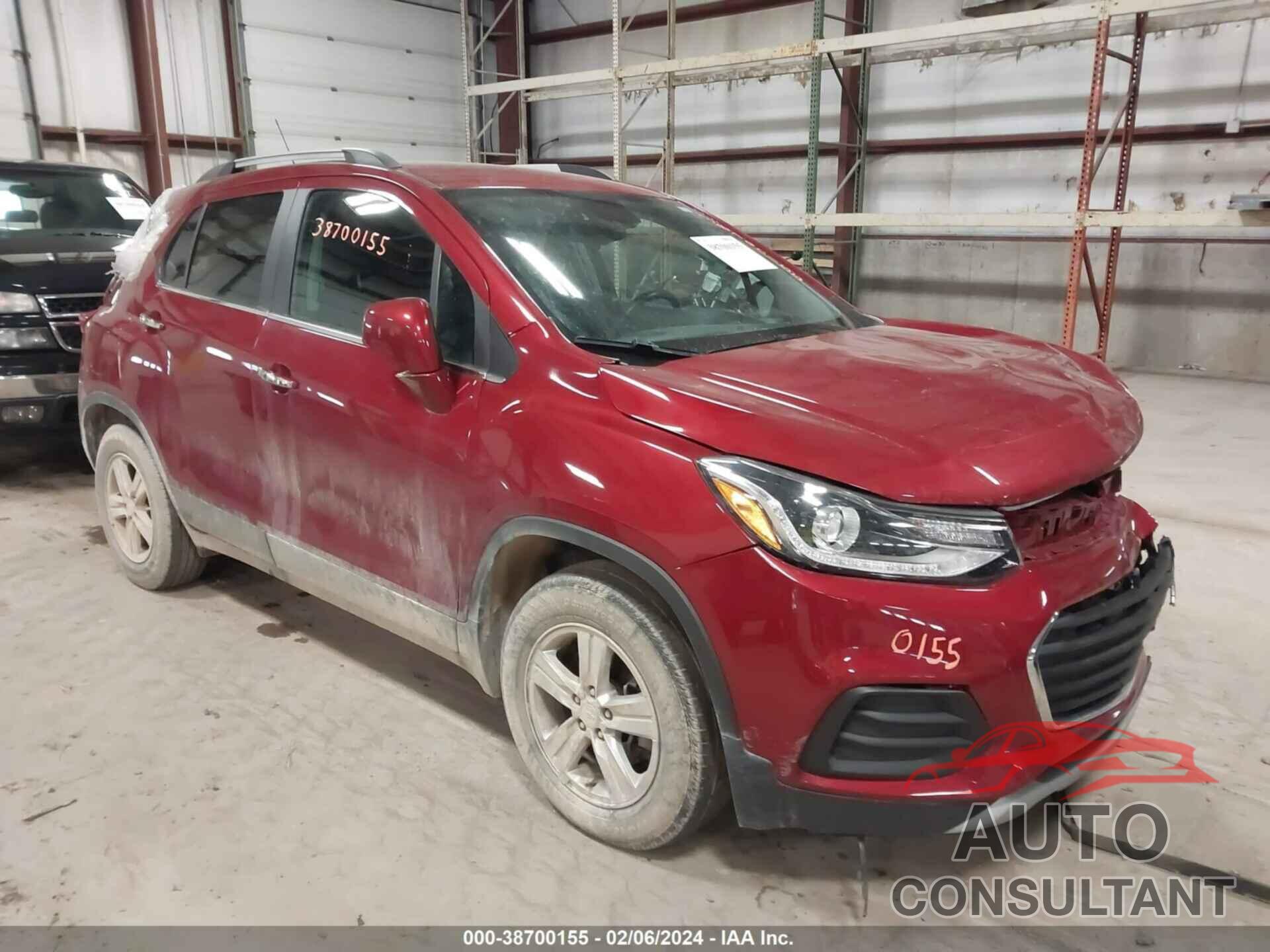 CHEVROLET TRAX 2018 - 3GNCJLSB2JL362403