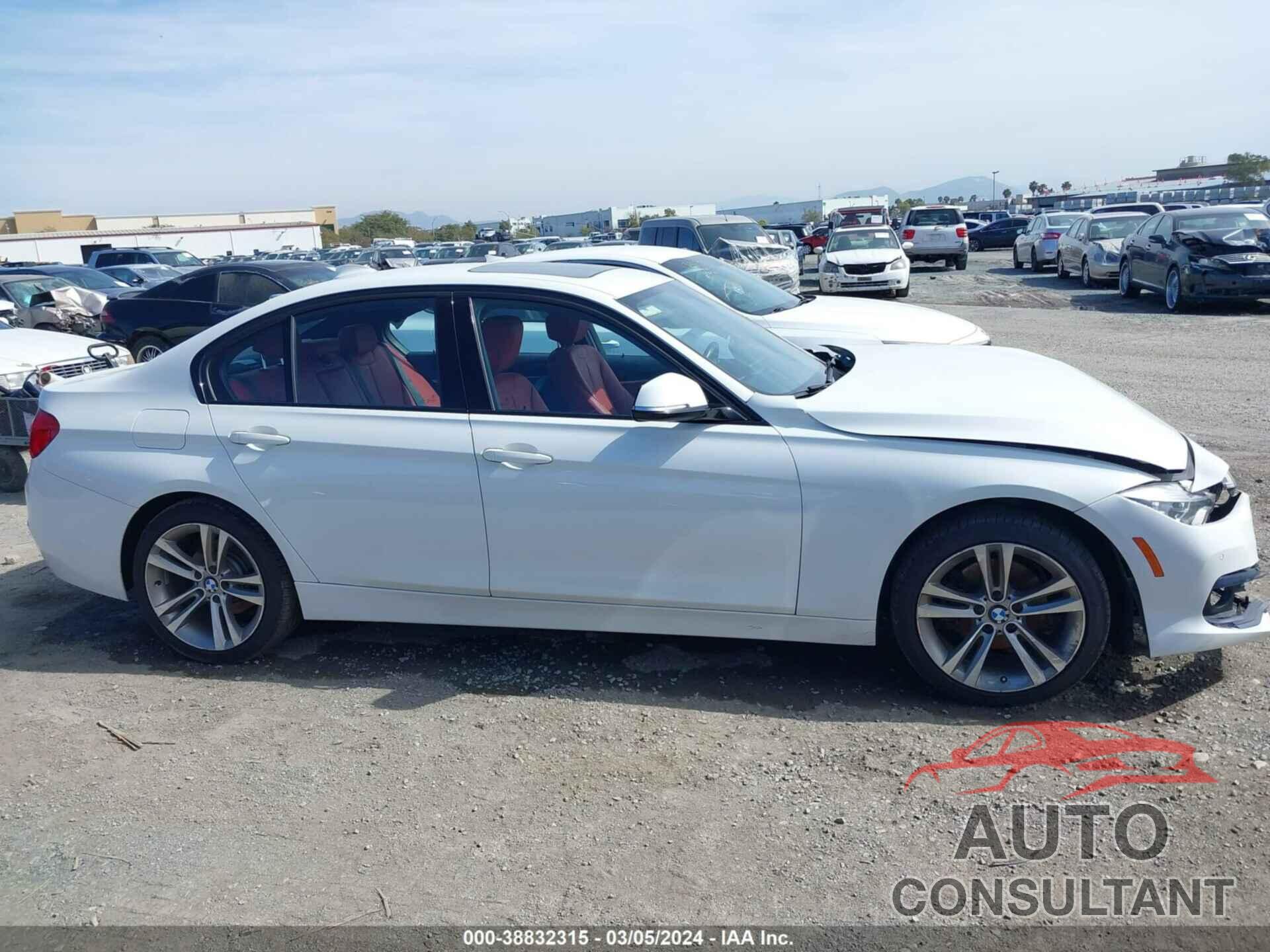 BMW 3 SERIES 2017 - WBA8D9C56HK677604