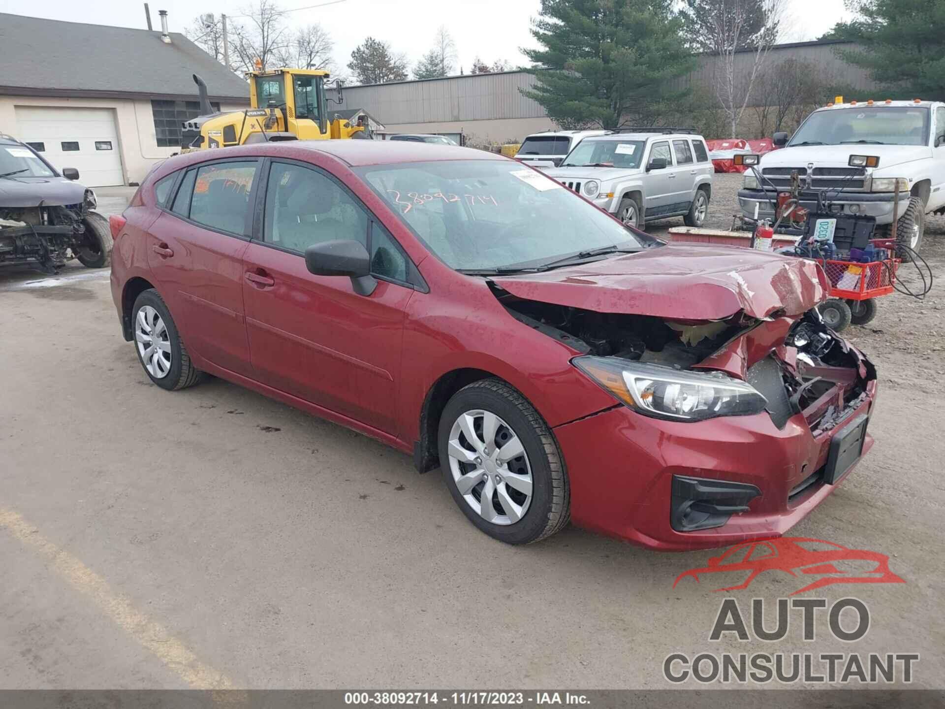 SUBARU IMPREZA 2018 - 4S3GTAA67J3715324