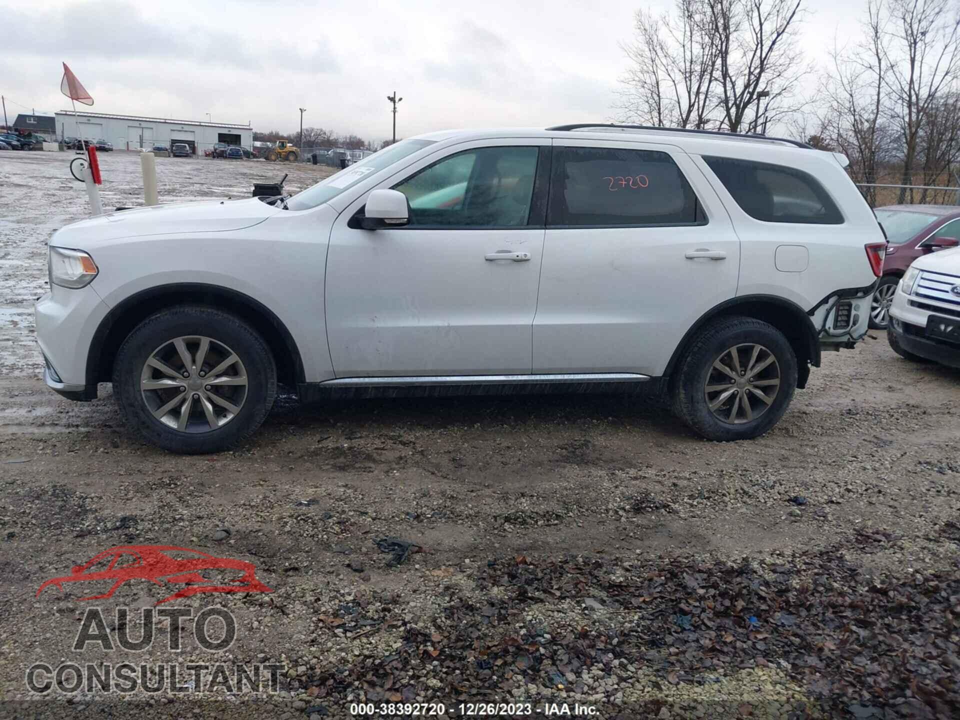 DODGE DURANGO 2016 - 1C4RDJDG9GC433091