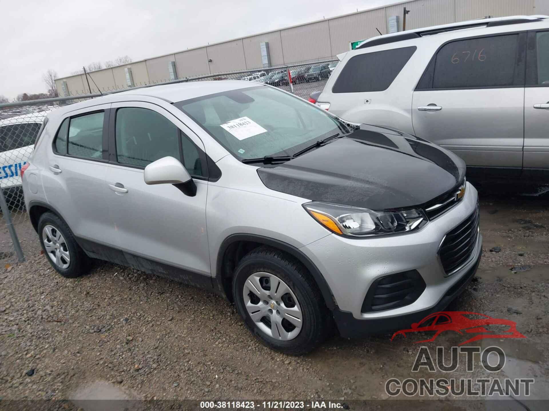 CHEVROLET TRAX 2018 - 3GNCJKSB1JL355694