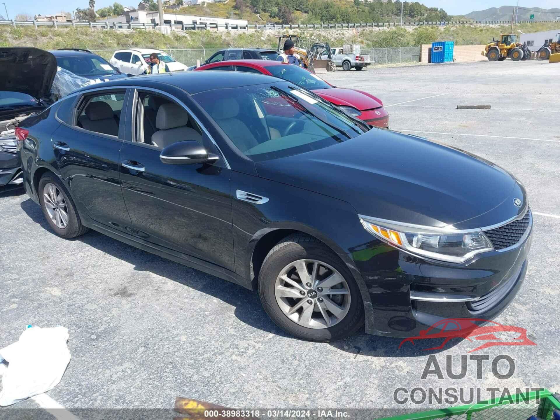 KIA OPTIMA 2018 - 5XXGT4L38JG182209