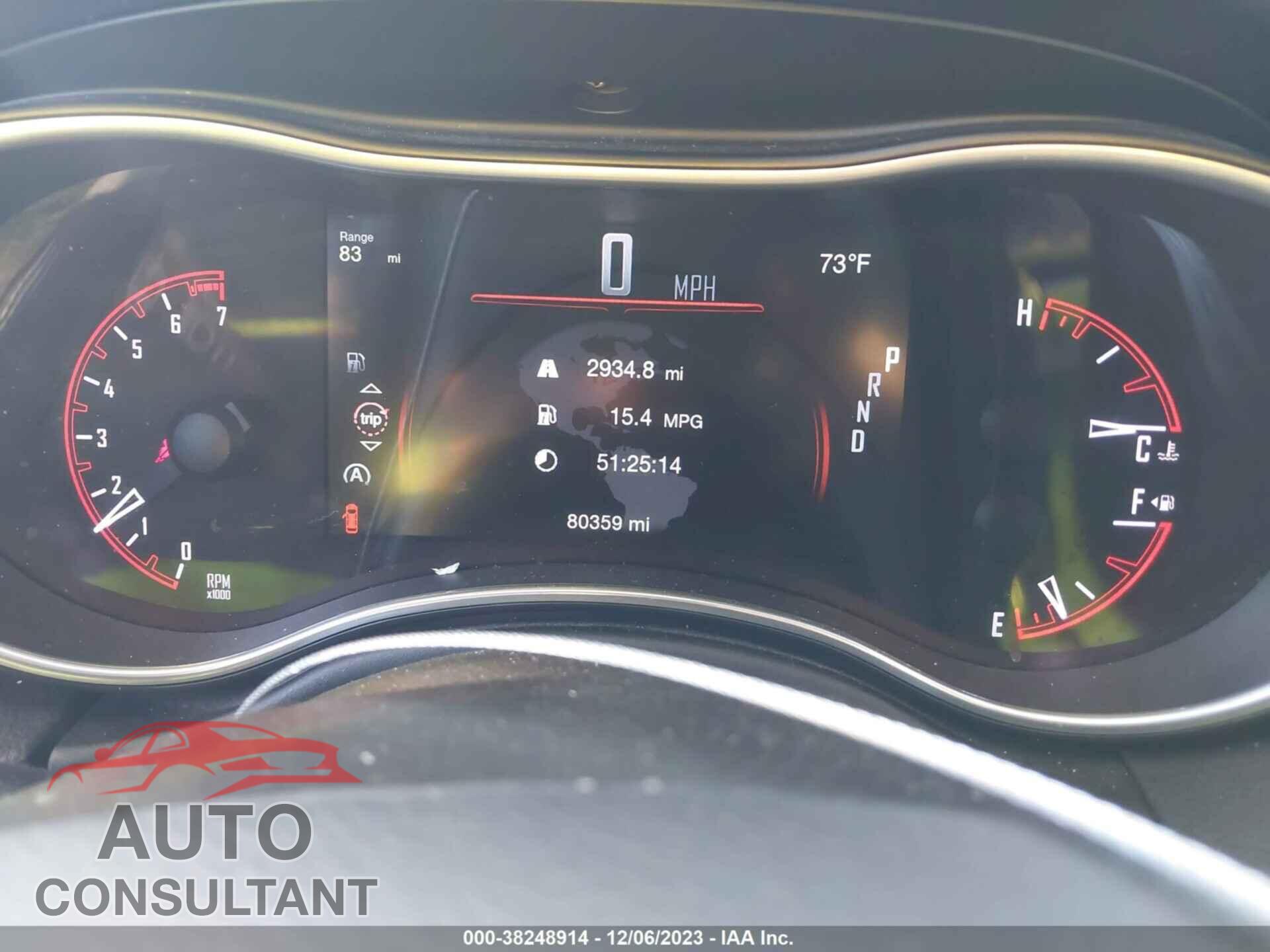 DODGE DURANGO 2019 - 1C4RDHAG2KC764570