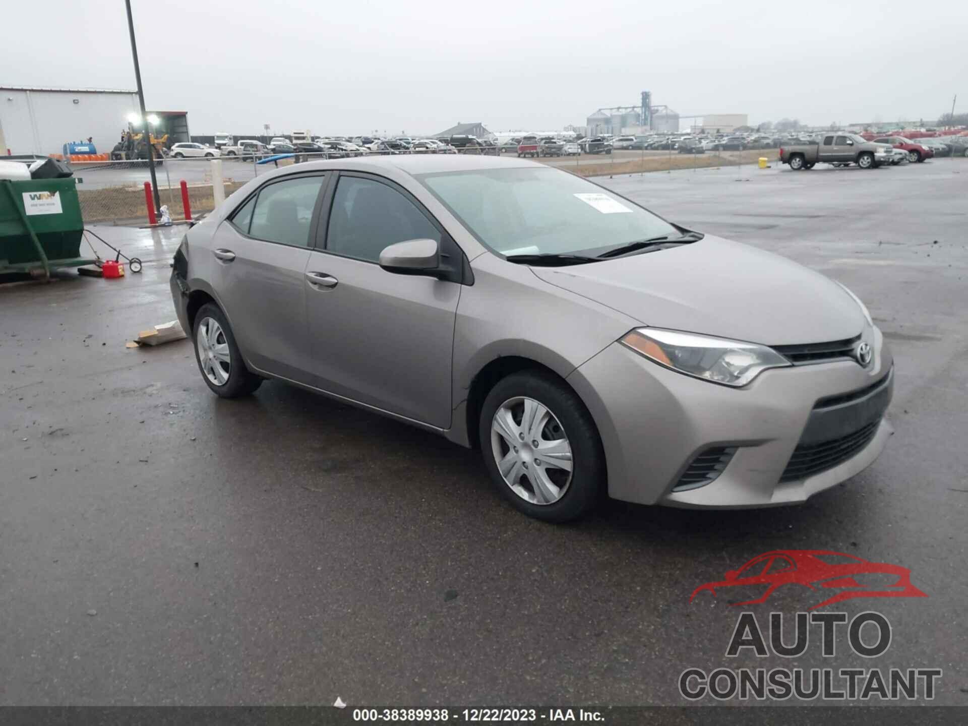 TOYOTA COROLLA 2016 - 2T1BURHE2GC665063