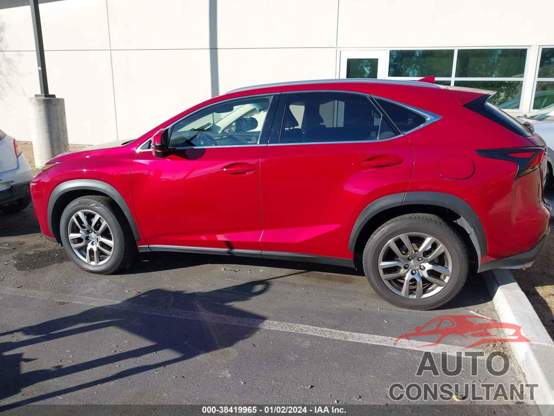 LEXUS NX 200T 2016 - JTJYARBZ6G2037212