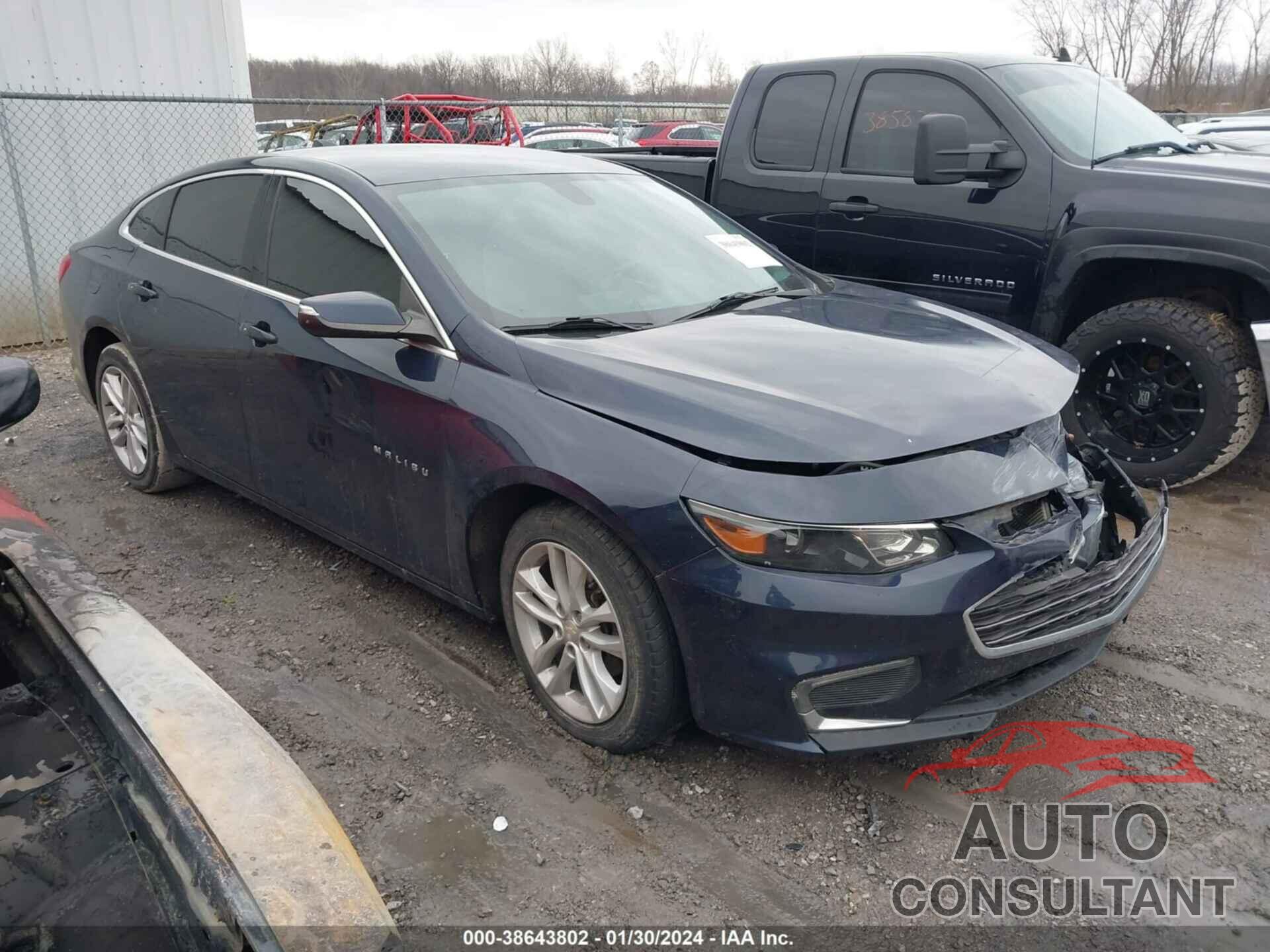 CHEVROLET MALIBU 2017 - 1G1ZE5ST3HF264733