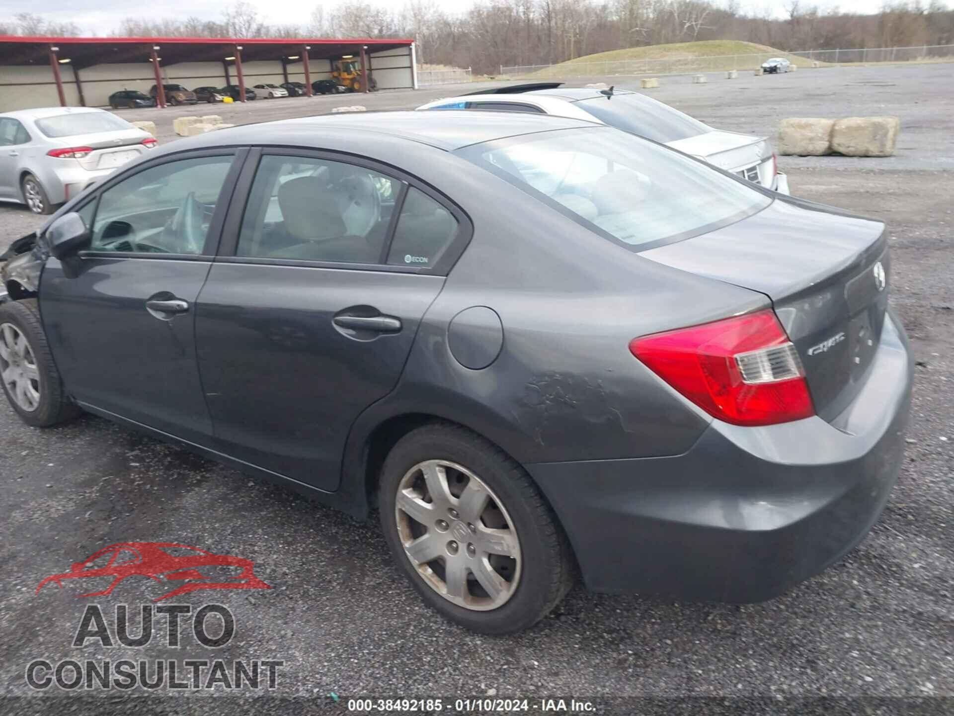 HONDA CIVIC 2012 - 19XFB2F89CE103281