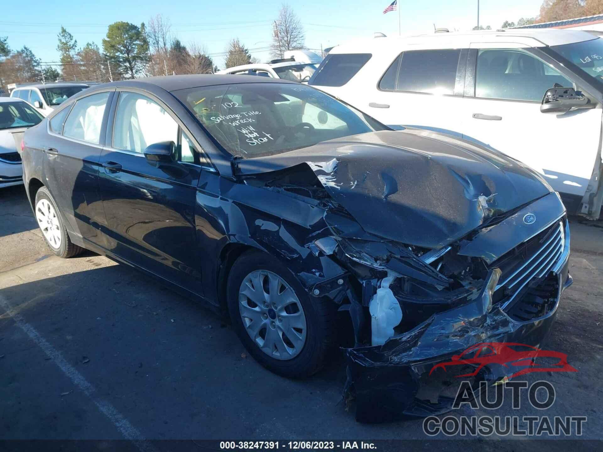 FORD FUSION 2019 - 3FA6P0G77KR126907