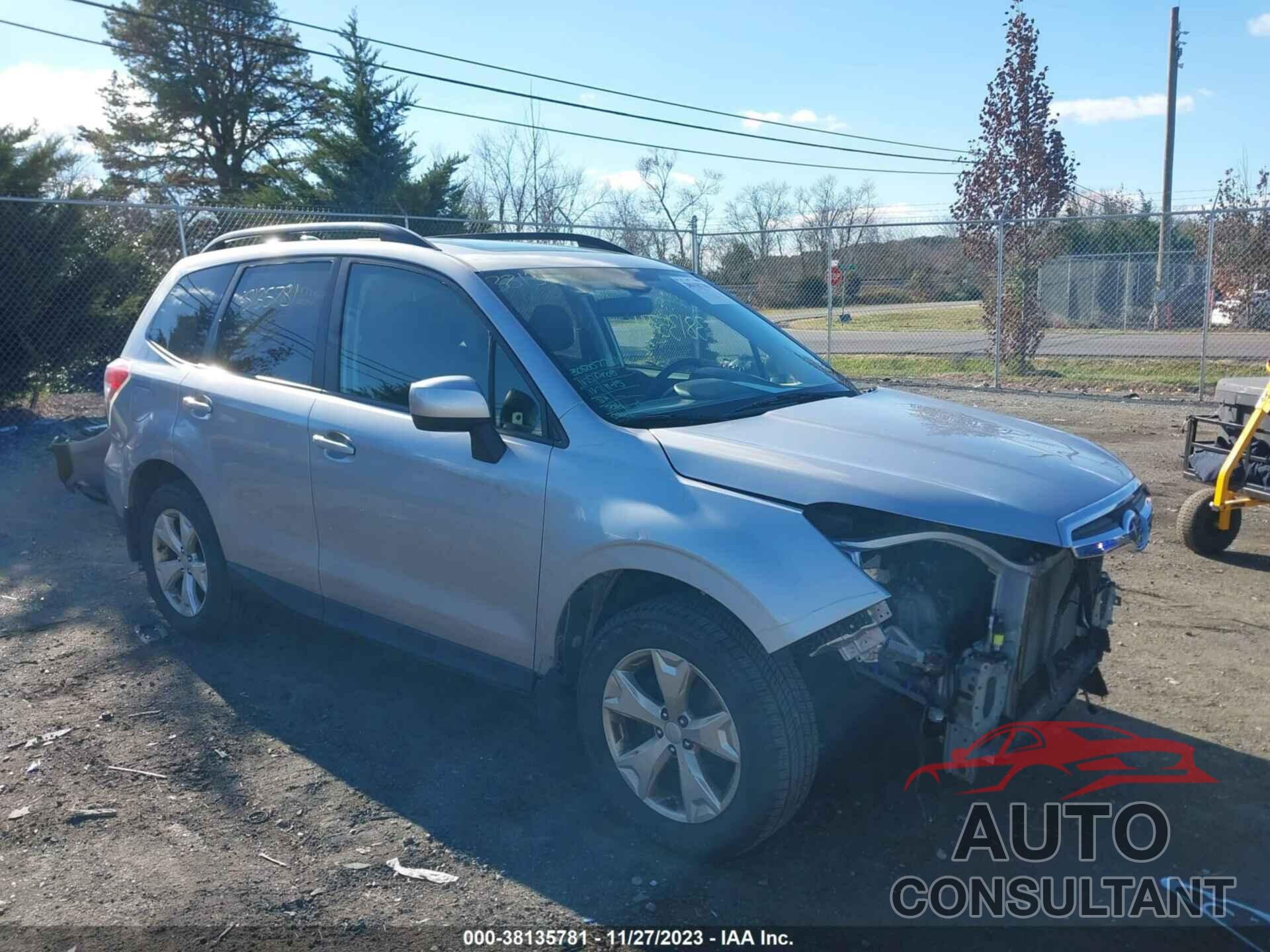 SUBARU FORESTER 2016 - JF2SJAFC2GH501692