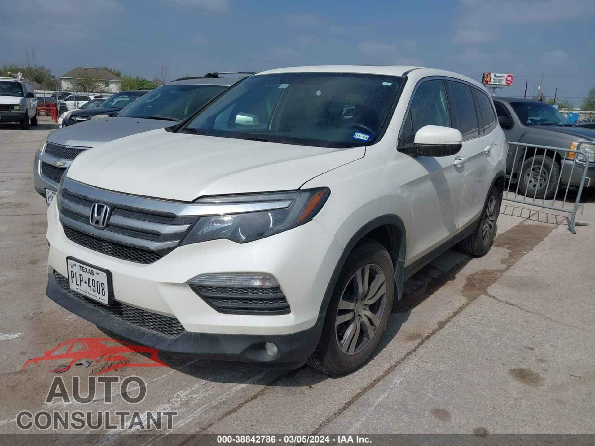 HONDA PILOT 2017 - 5FNYF5H73HB031806