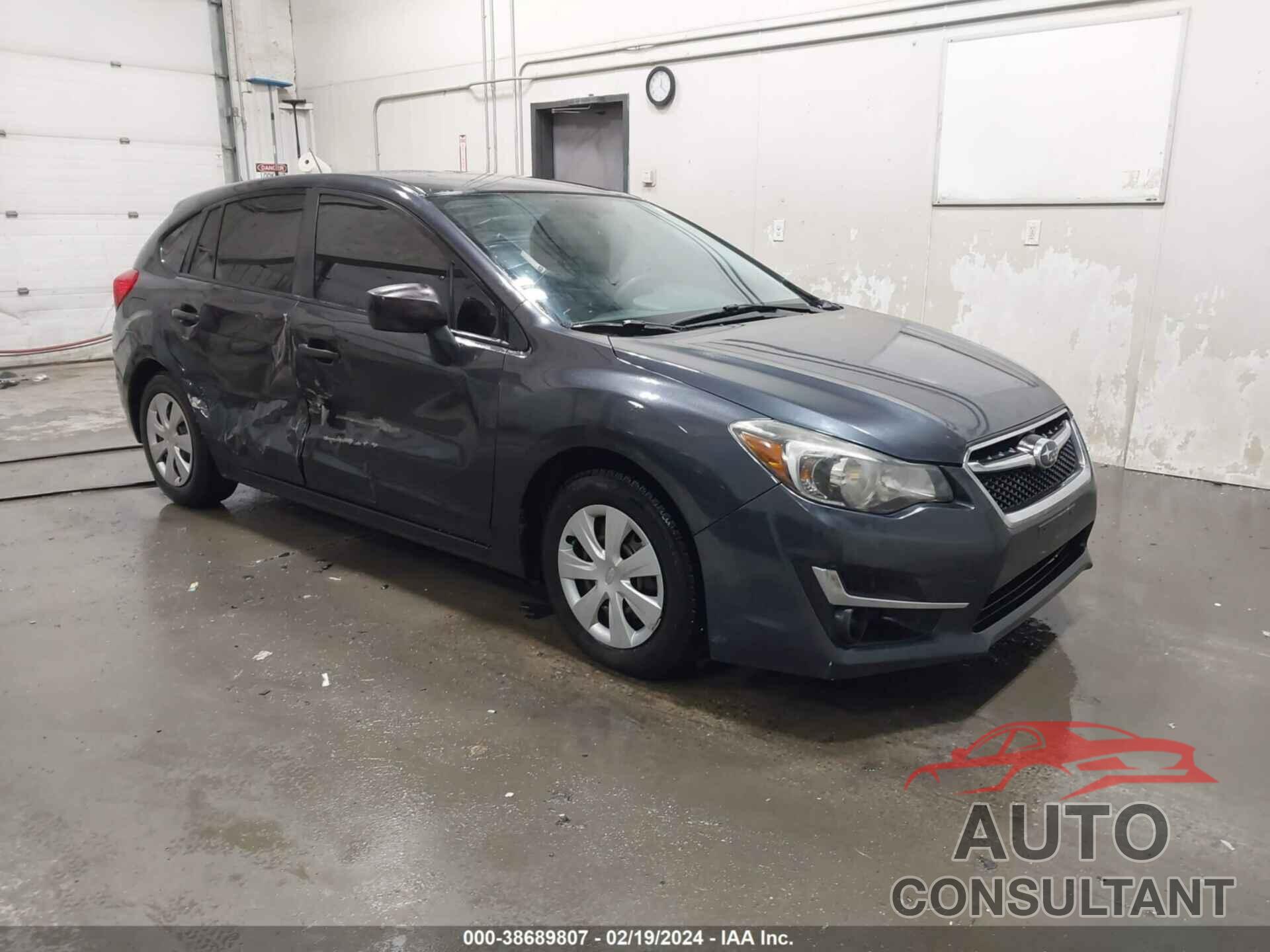 SUBARU IMPREZA 2016 - JF1GPAA66GH301294