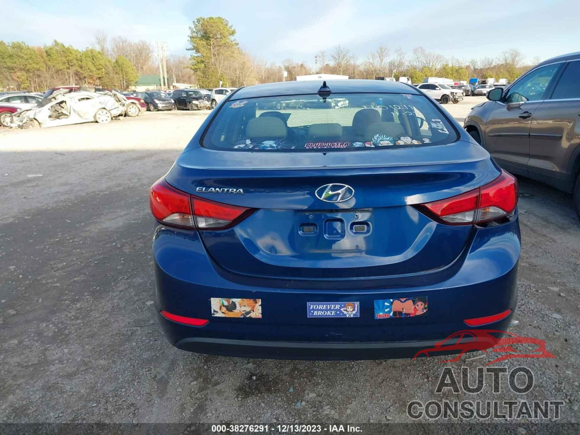 HYUNDAI ELANTRA 2016 - 5NPDH4AE7GH701854