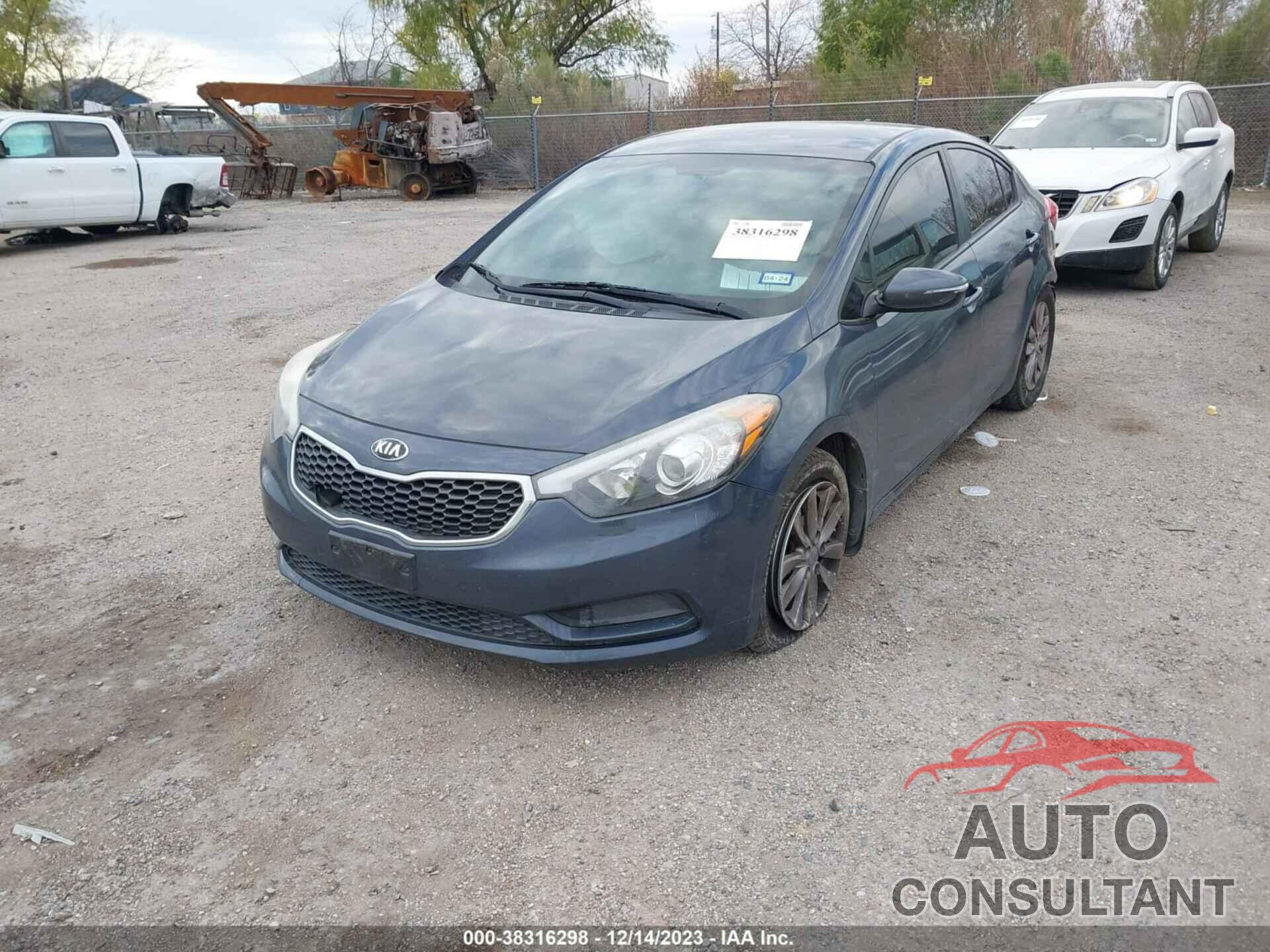 KIA FORTE 2016 - KNAFX4A63G5483767