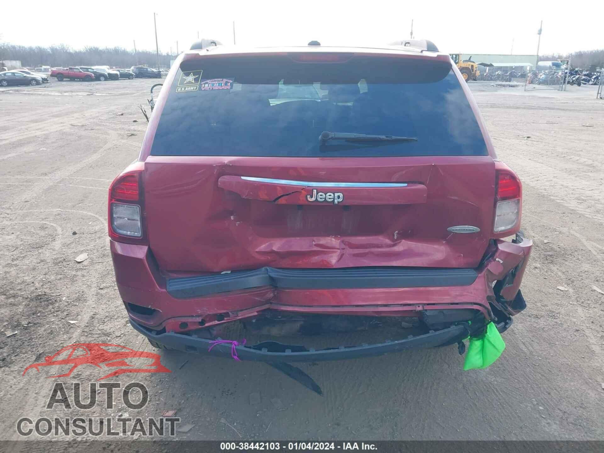 JEEP COMPASS 2017 - 1C4NJCEB4HD160403