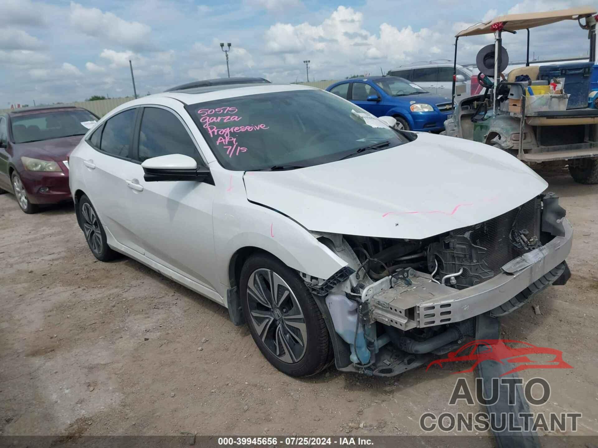 HONDA CIVIC 2016 - 19XFC1F38GE009345