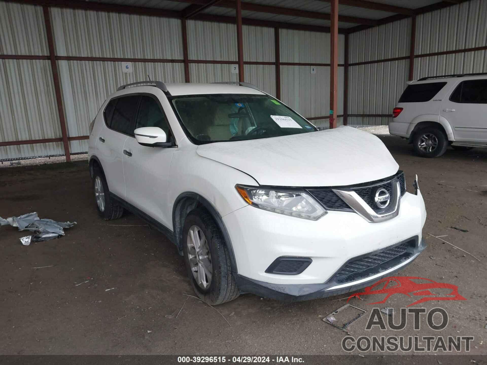 NISSAN ROGUE 2016 - KNMAT2MT8GP695311