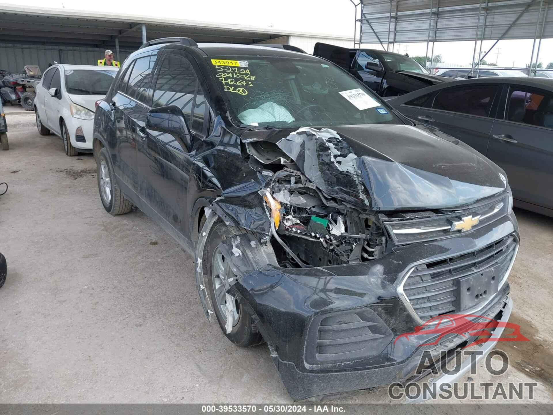 CHEVROLET TRAX 2019 - KL7CJLSB4KB742643