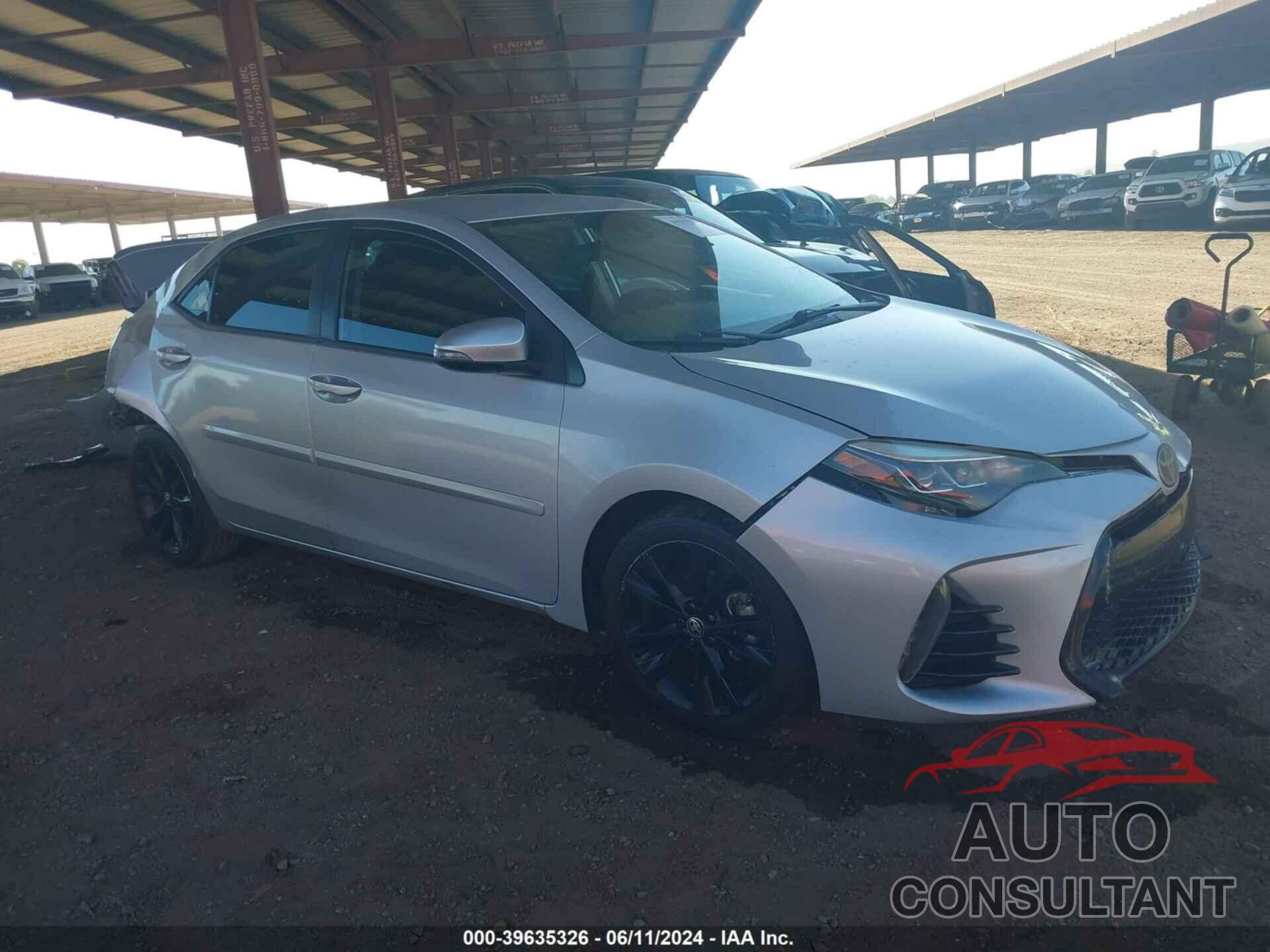 TOYOTA COROLLA 2017 - 2T1BURHE3HC850160