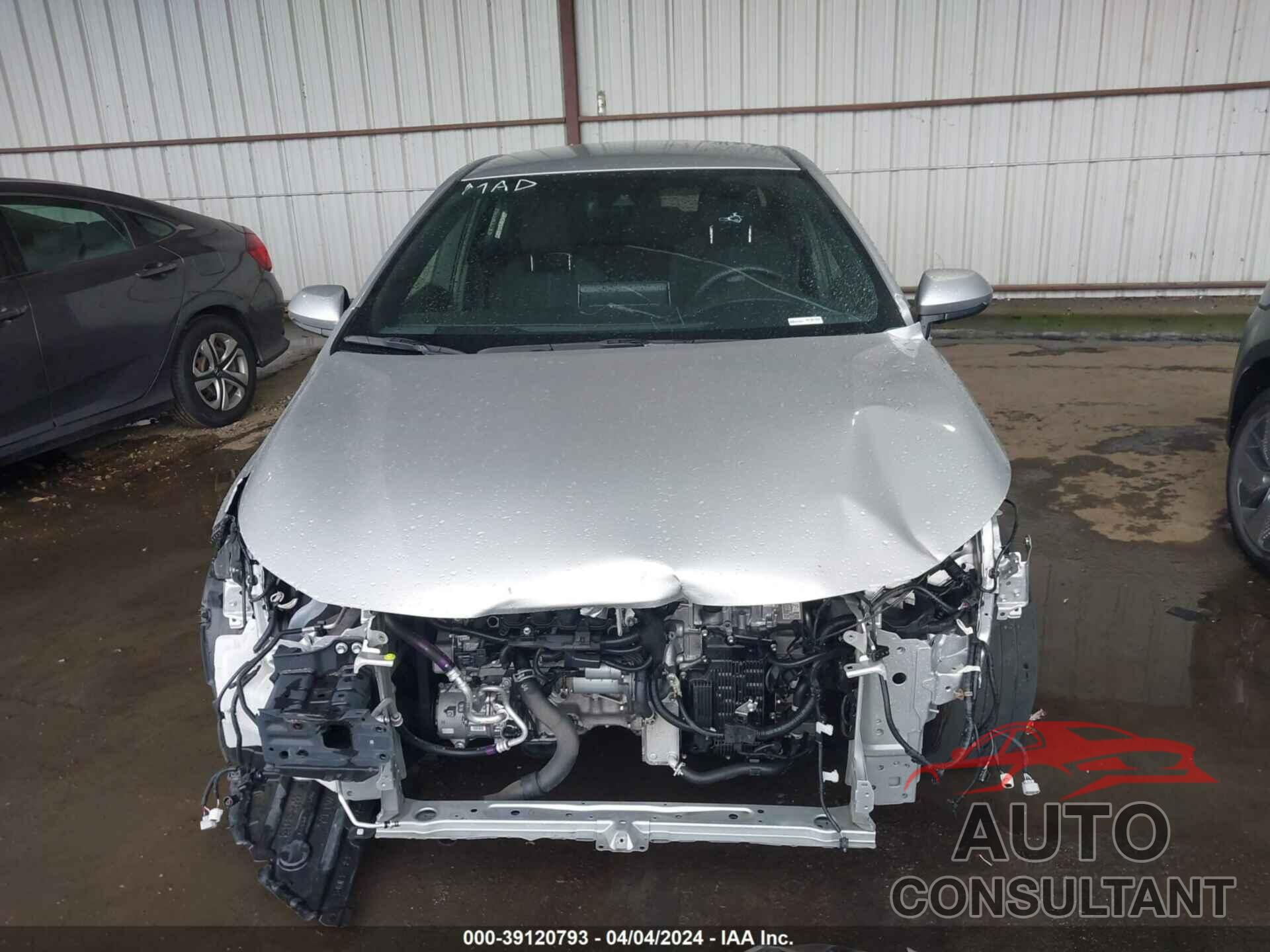 TOYOTA COROLLA 2021 - JTDS4MCE8MJ059602